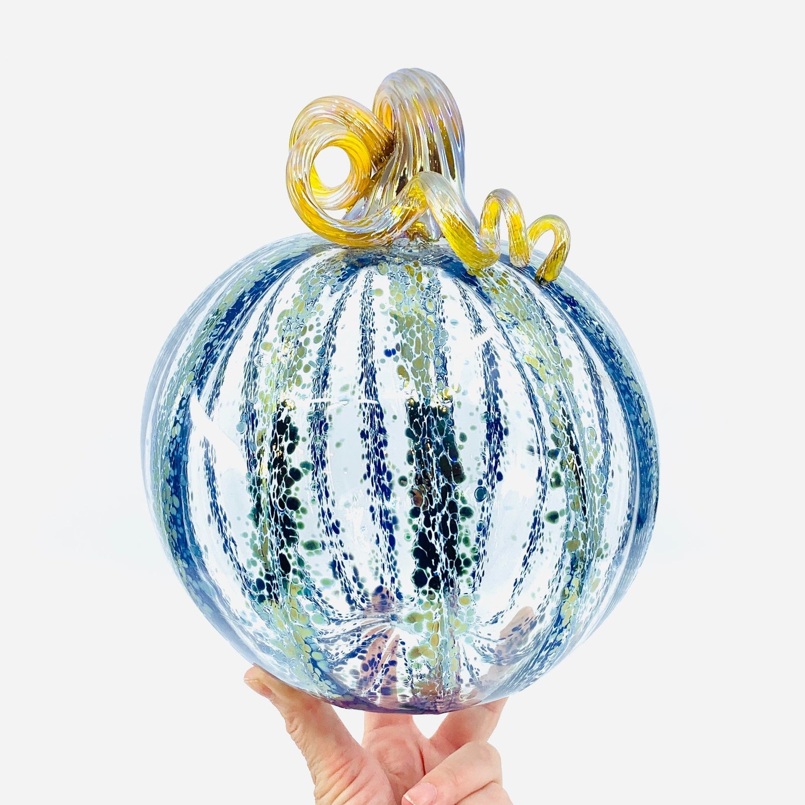 Daily Pumpkin 699 Large Gabby Luke Adams Glass Blowing Studio 