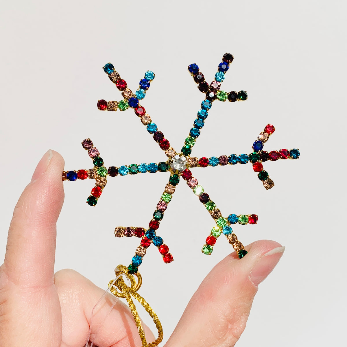 Snowflake Rhinestone Ornament 3