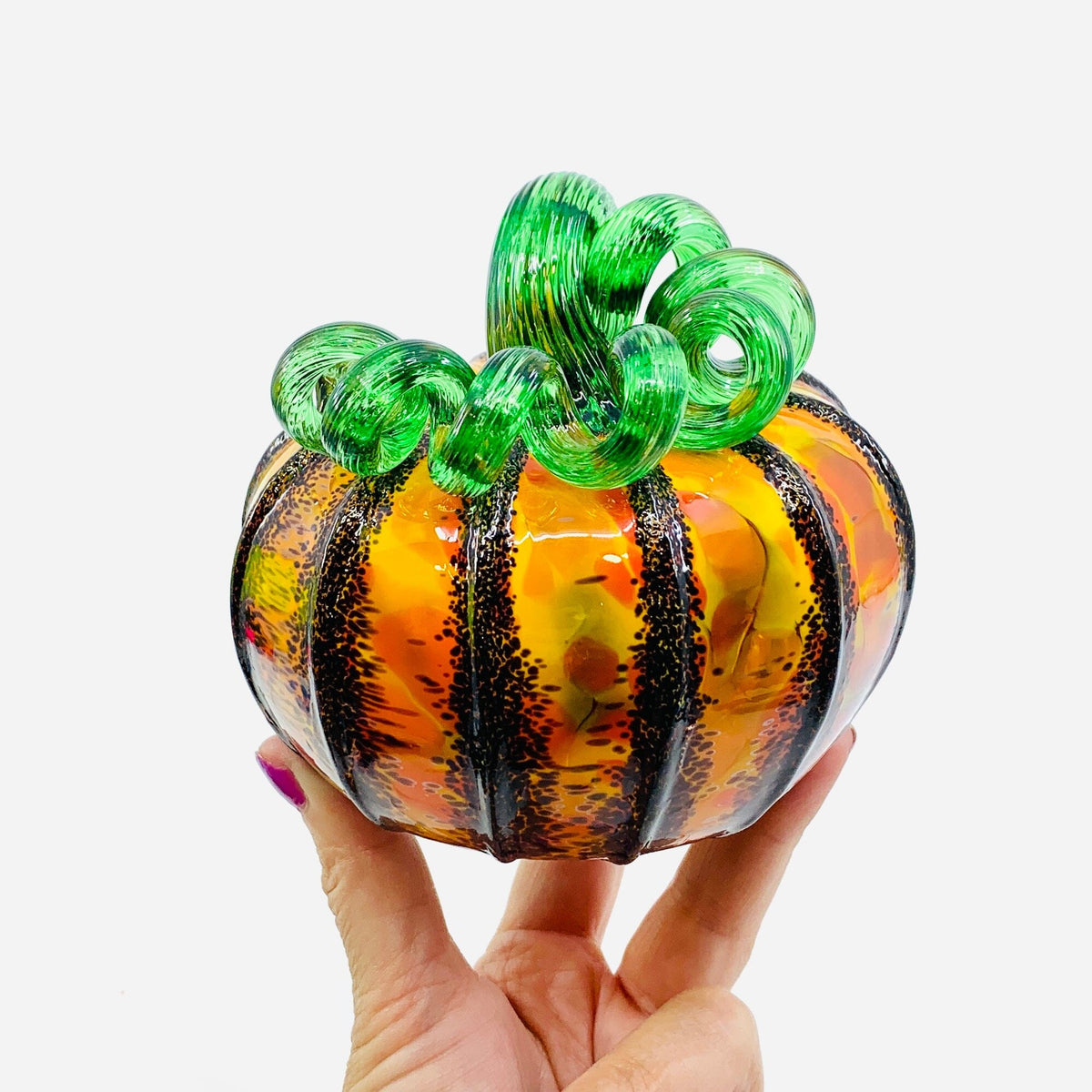 Bewitched Squat Pumpkin Inspo Luke Adams Glass Blowing Studio 