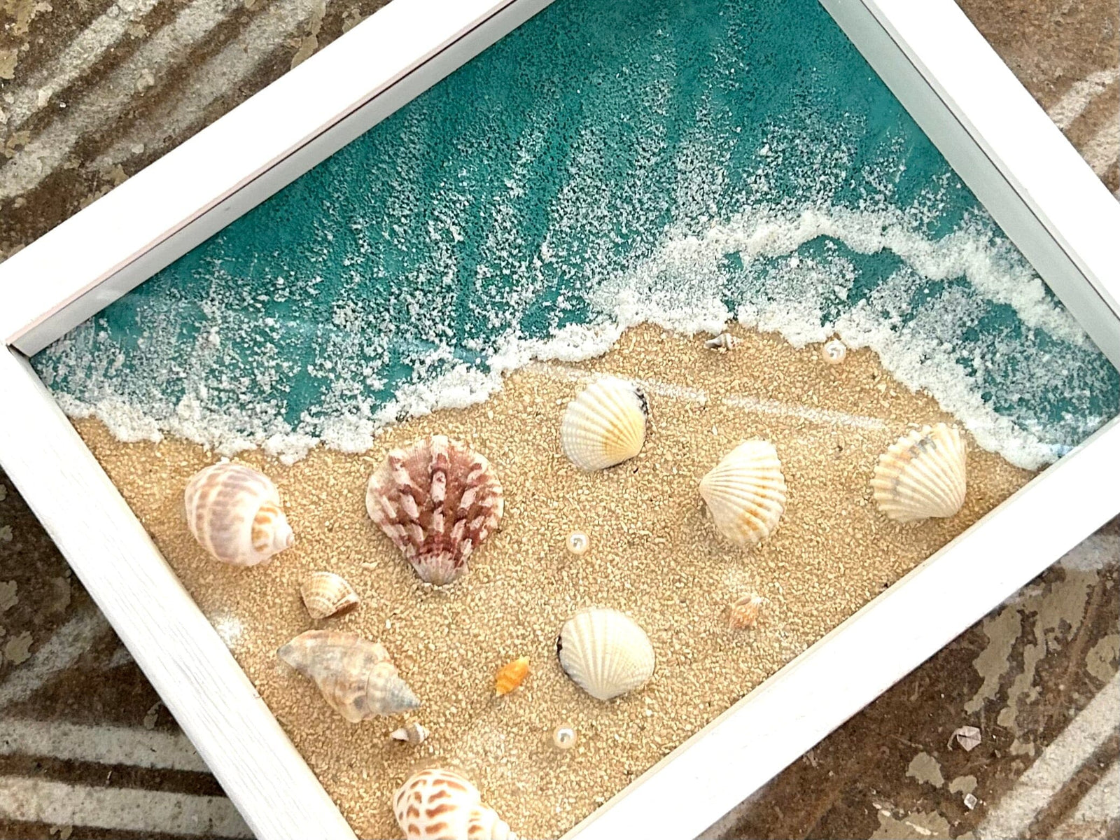 Coastal Shadow Box Frame Decor Chesapeake Bay 