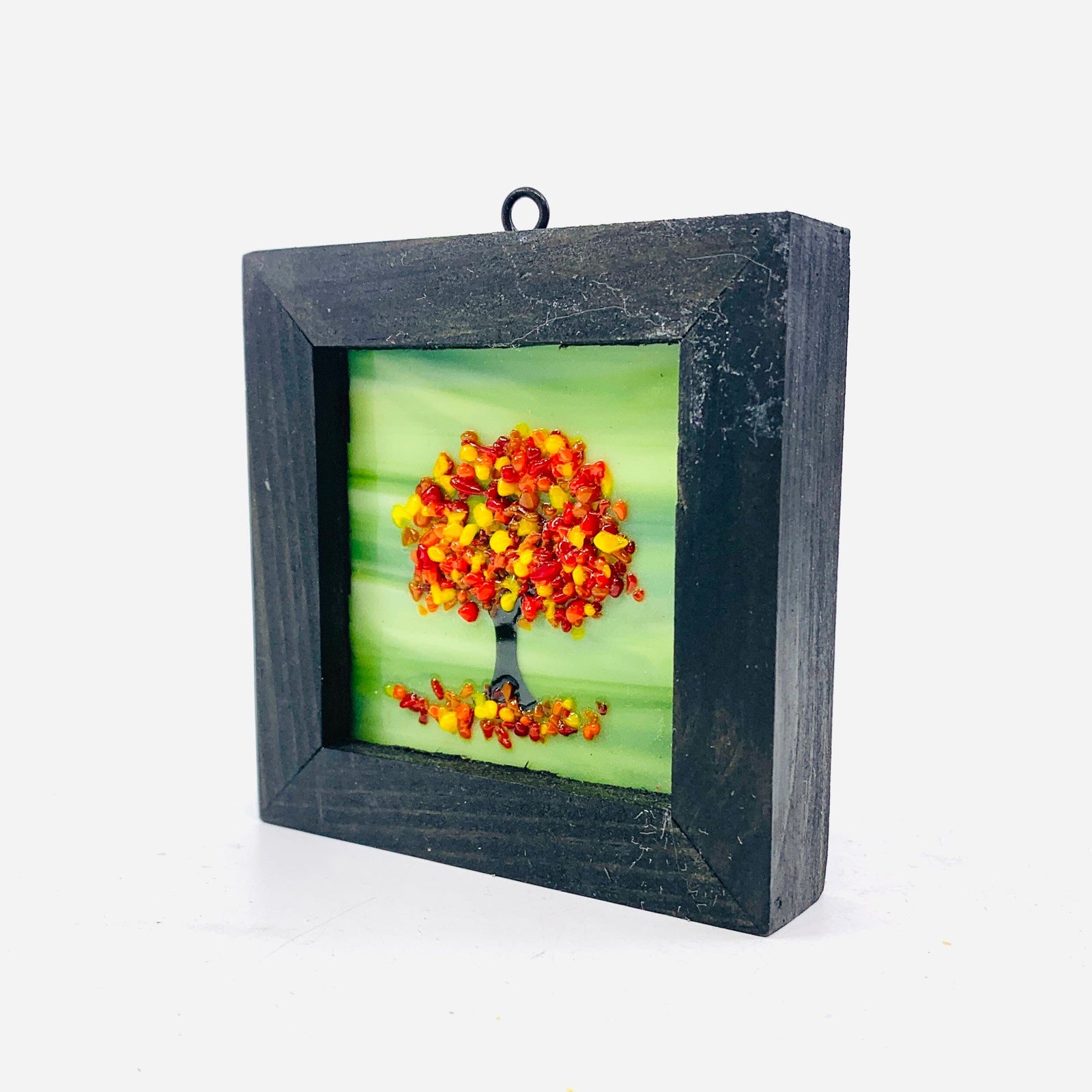 Fused Glass Tree of Life Shadow Box 27 Decor Glimmer Glass Gifts 