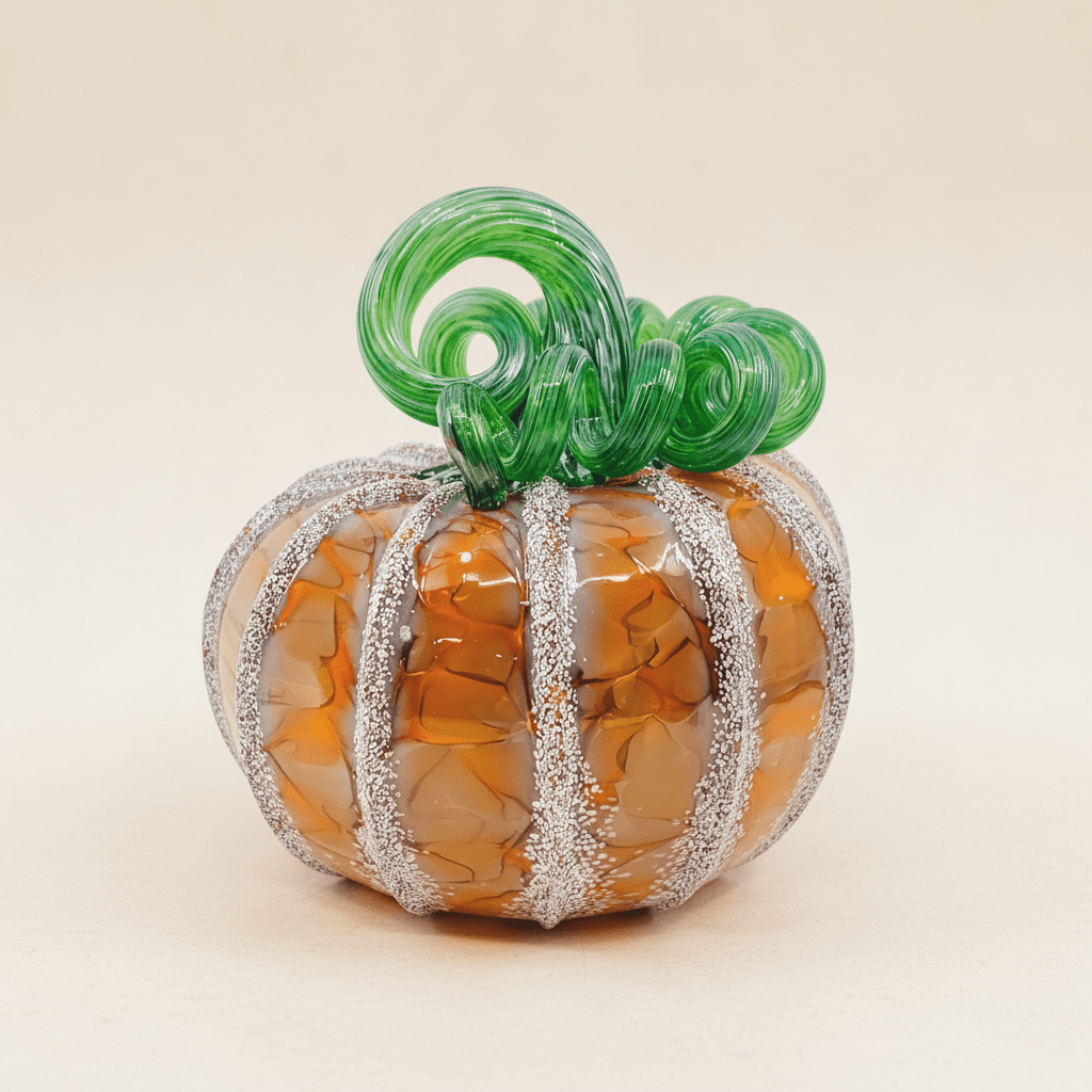 Daily Pumpkin 3826 Squat Gabby Luke Adams Glass Blowing Studio 