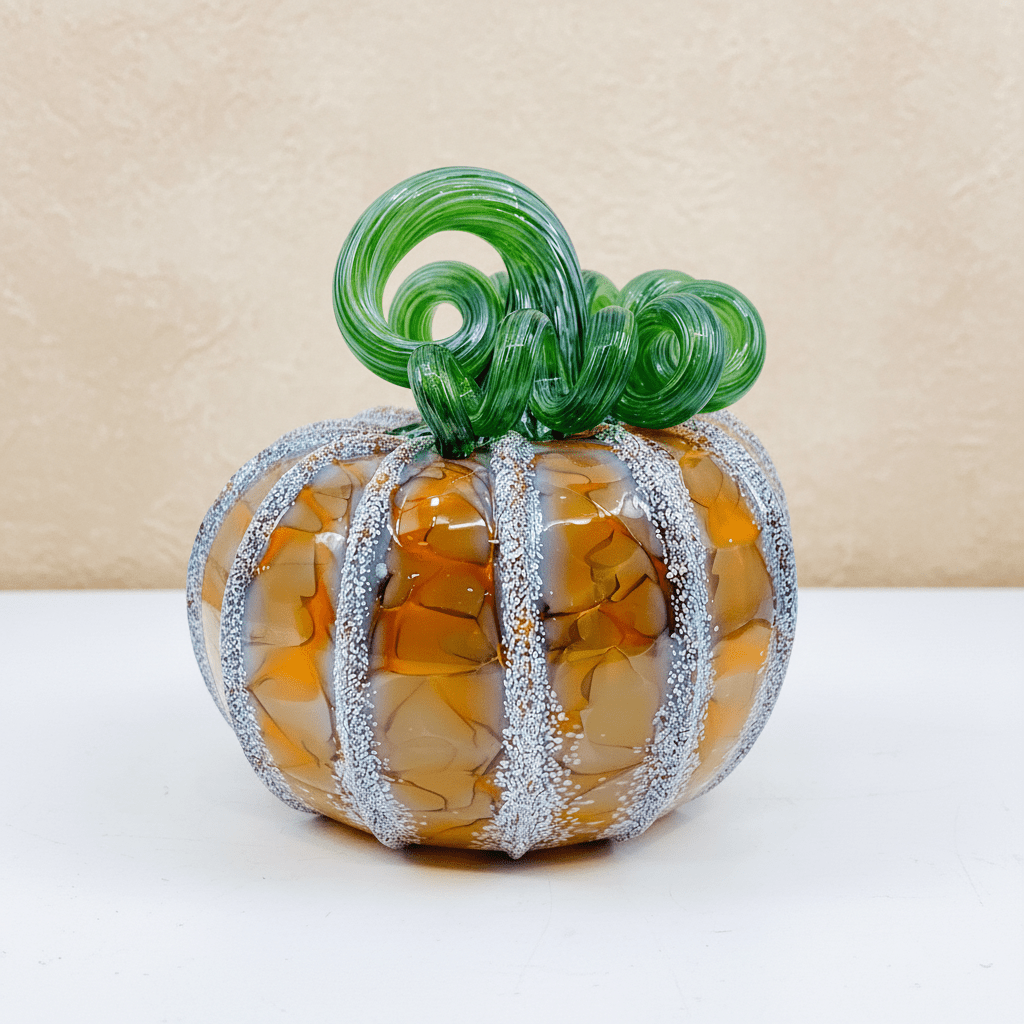 Daily Pumpkin 3826 Squat Gabby Luke Adams Glass Blowing Studio 