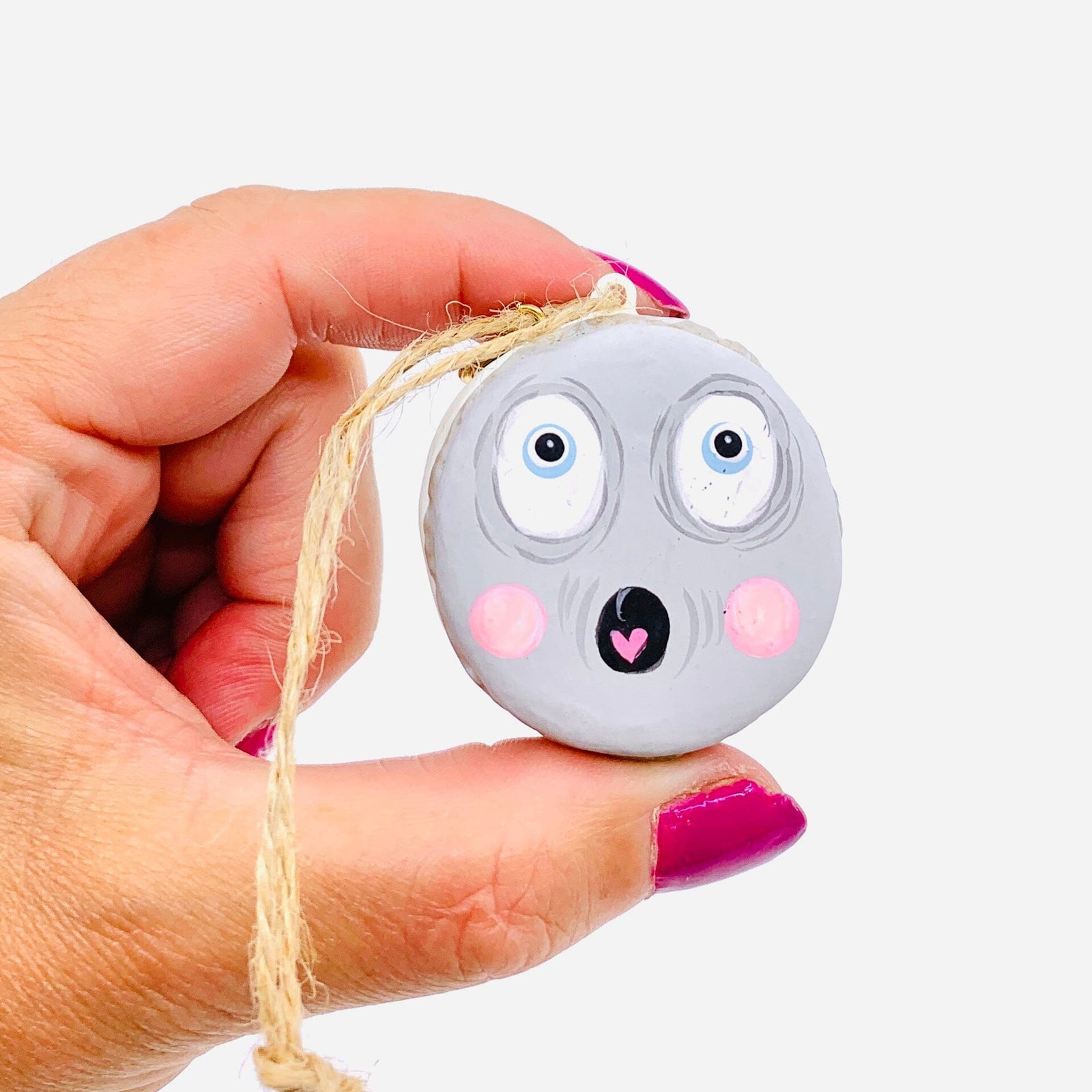 Fun Halloween Macaron Ornaments, Grey One Hundred 80 Degrees 