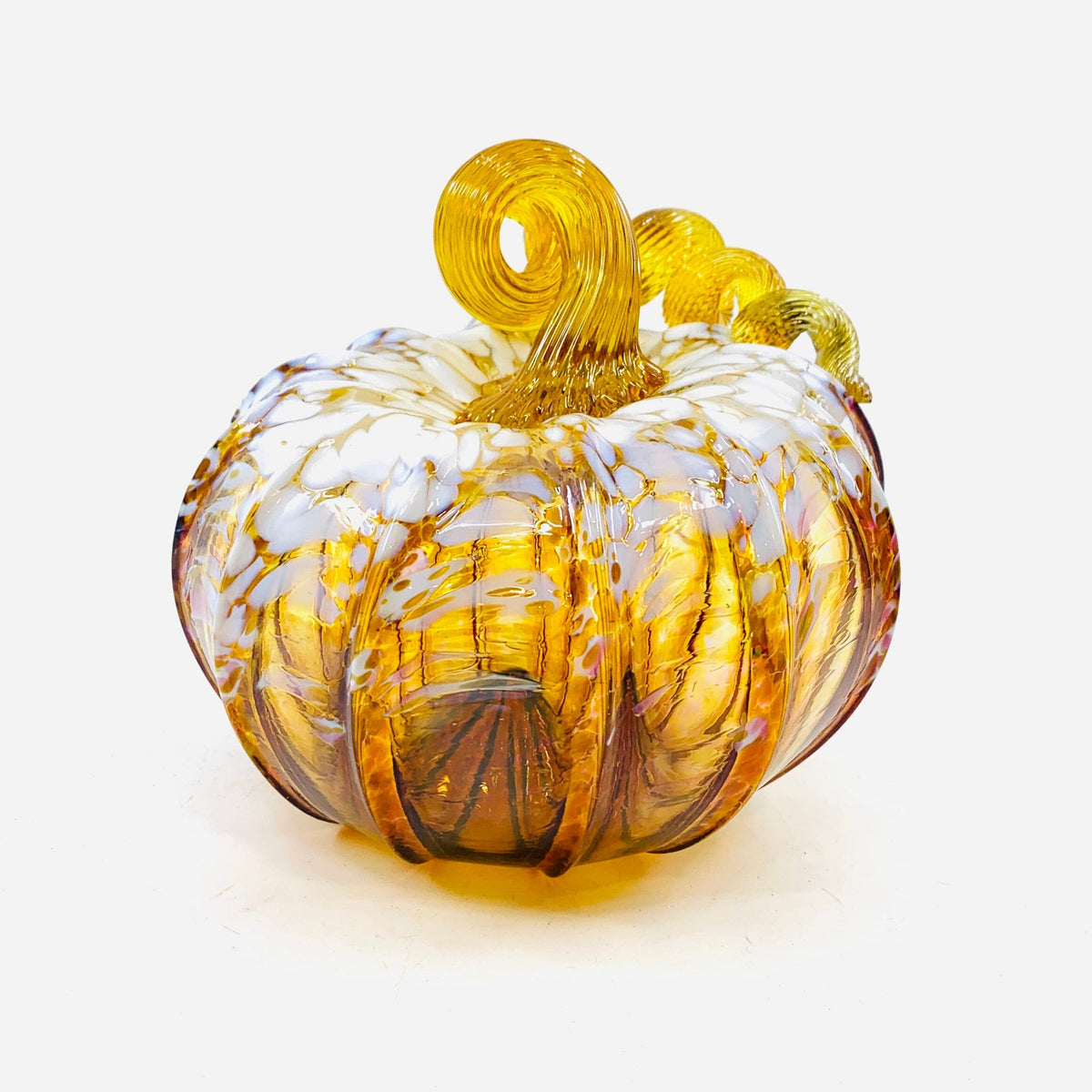 Daily Pumpkin 3458 Fall Squat Gabby Luke Adams Glass Blowing Studio 