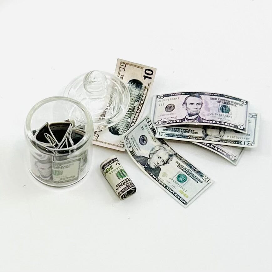 Tiny Rainy Day Jar Miniature - 