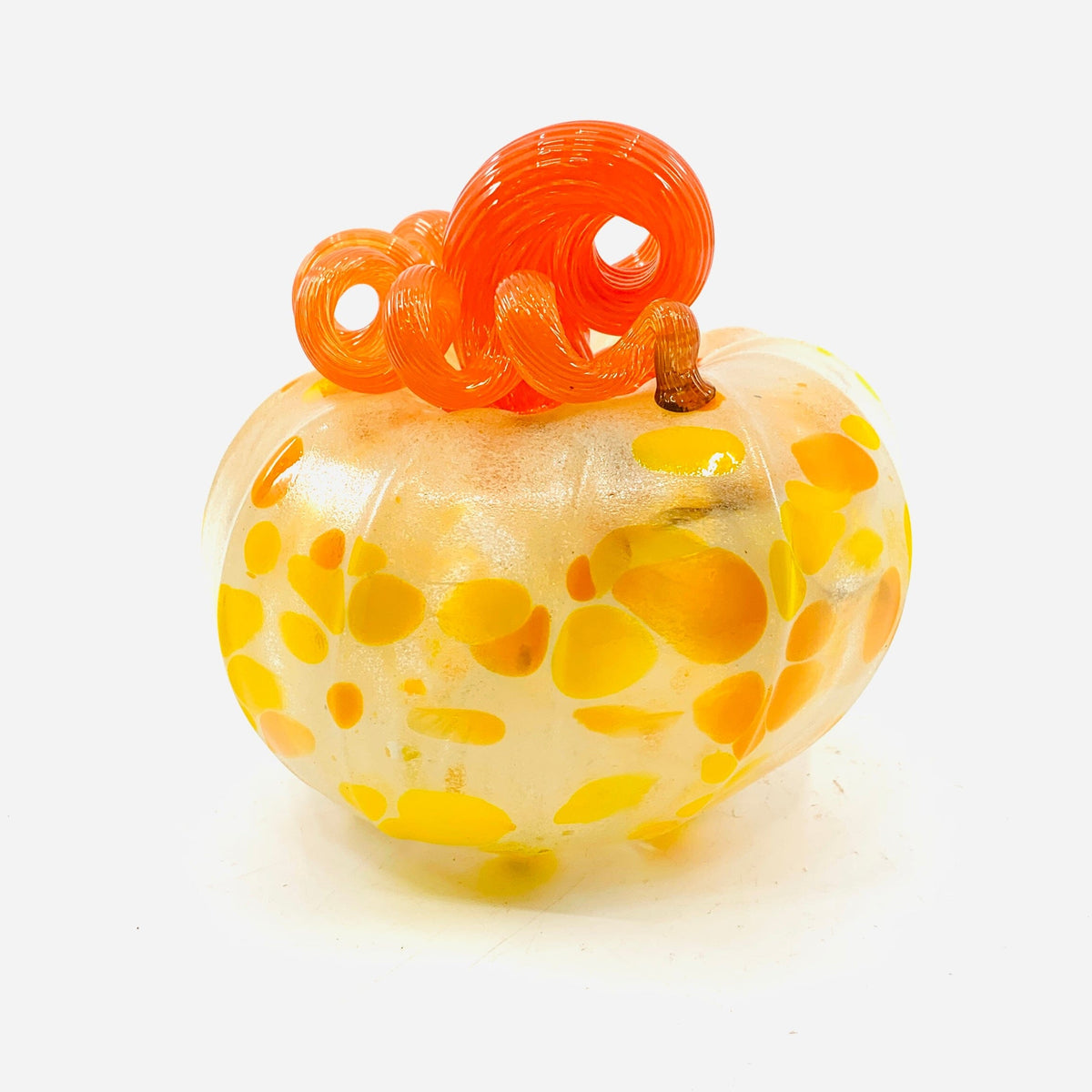 Daily Glow Pumpkin 3901 Fall Squat Gabby Luke Adams Glass Blowing Studio 
