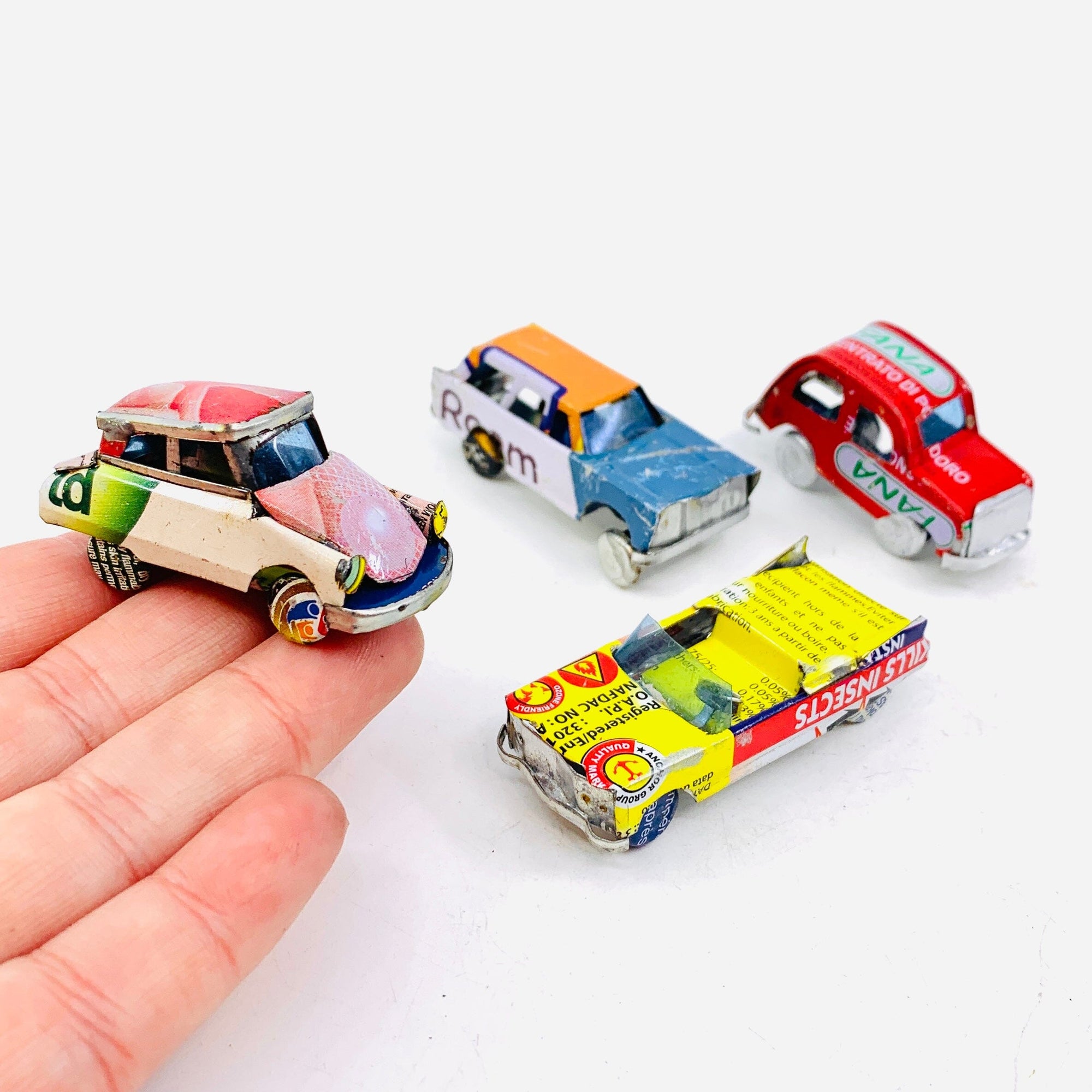 Tiny Tin Vehicles - Cars Miniature East Africa Co. 