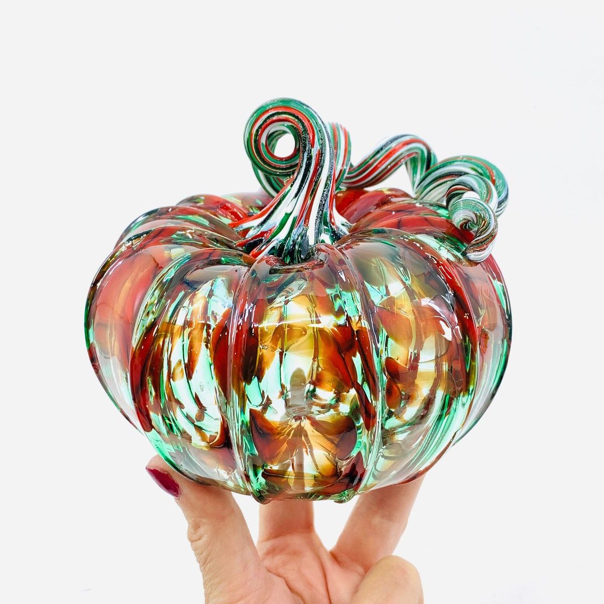 Daily Pumpkin 2120 Holiday Squat Gabby Luke Adams Glass Blowing Studio 