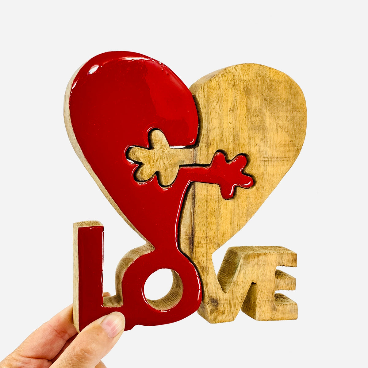 Hugging Hand's Love Carving