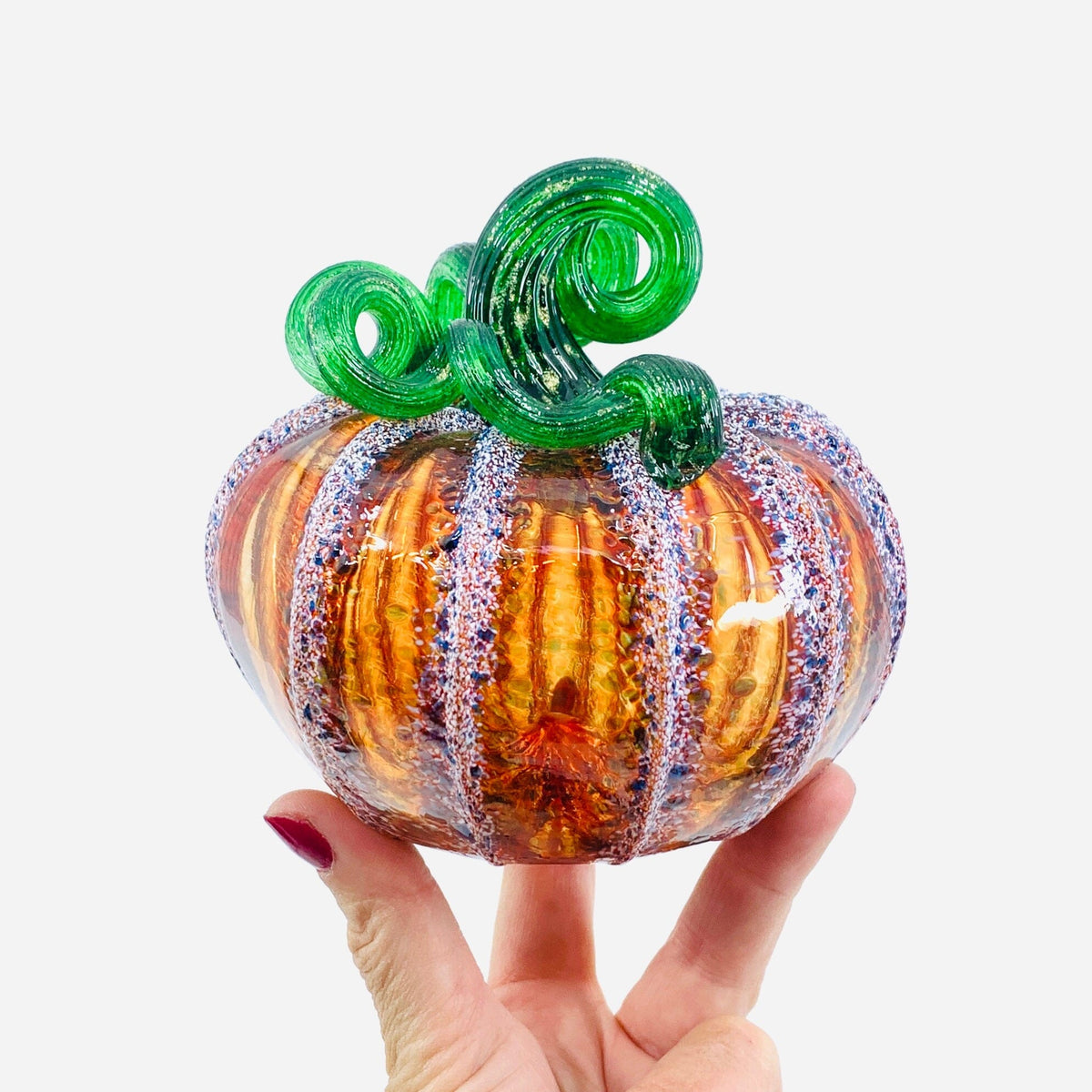 Daily Pumpkin 1951 Holiday Squat Gabby Luke Adams Glass Blowing Studio 