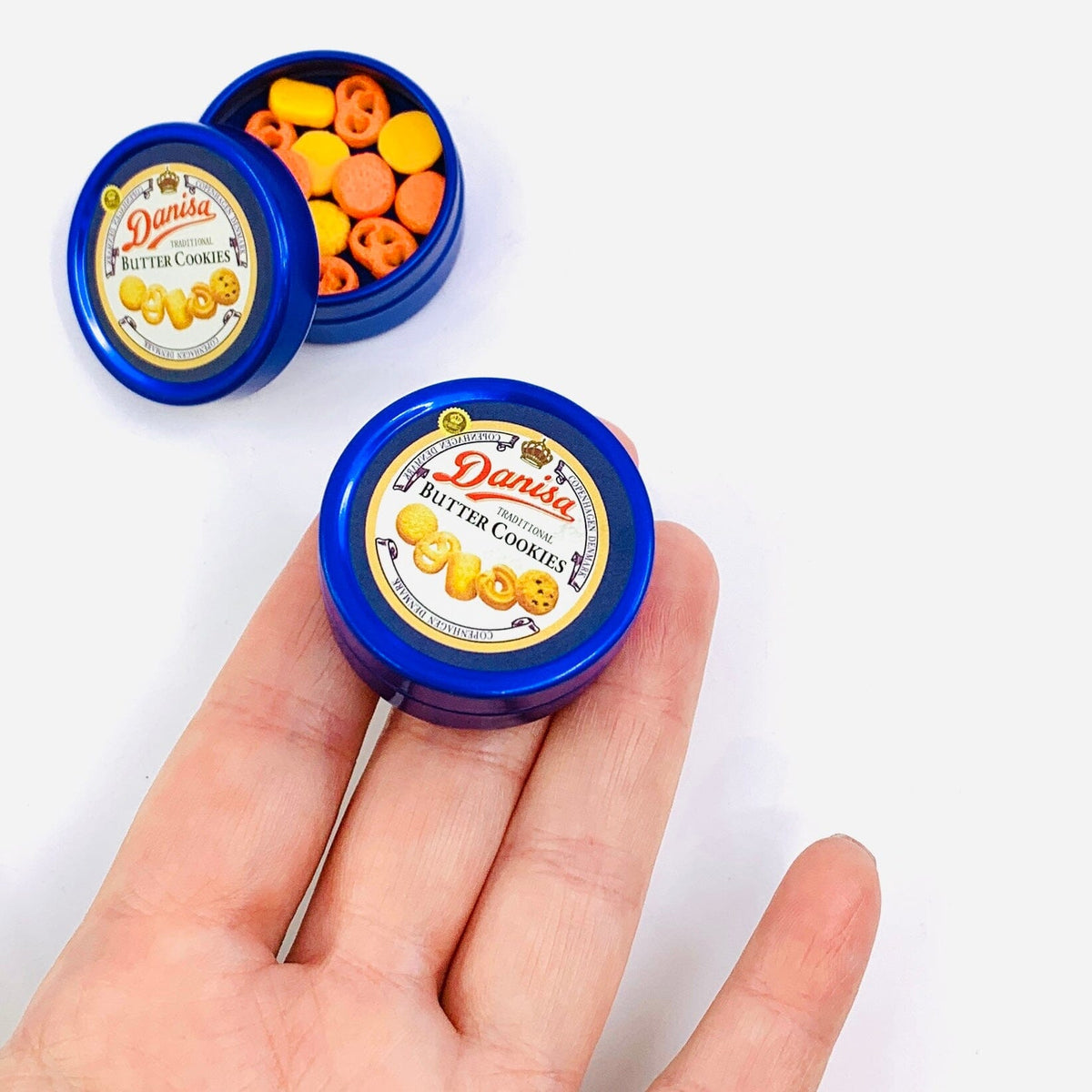 Tiniest Tin of Danish Cookies Miniature - 