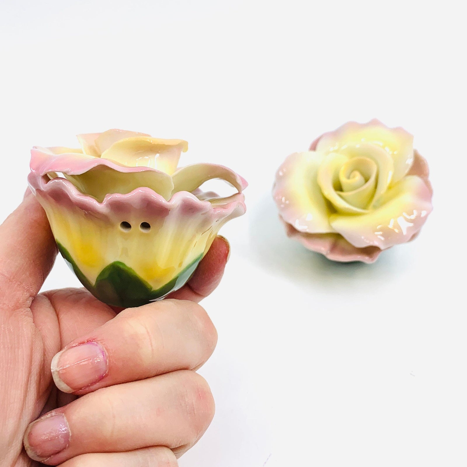 Rose Salt and Pepper Shakers COSMOS 