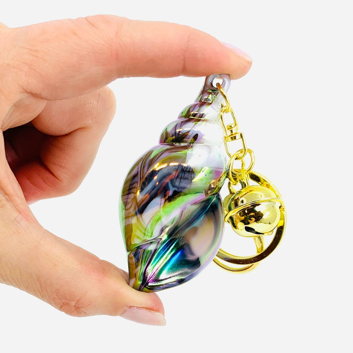Iridescent Shell Keychains Accessory Alex Mirror 