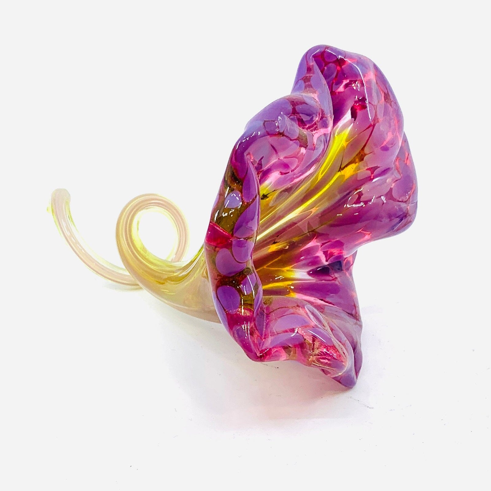 Pulled Glass Flower 20 Decor Luke Adams Glass Blowing Studio 