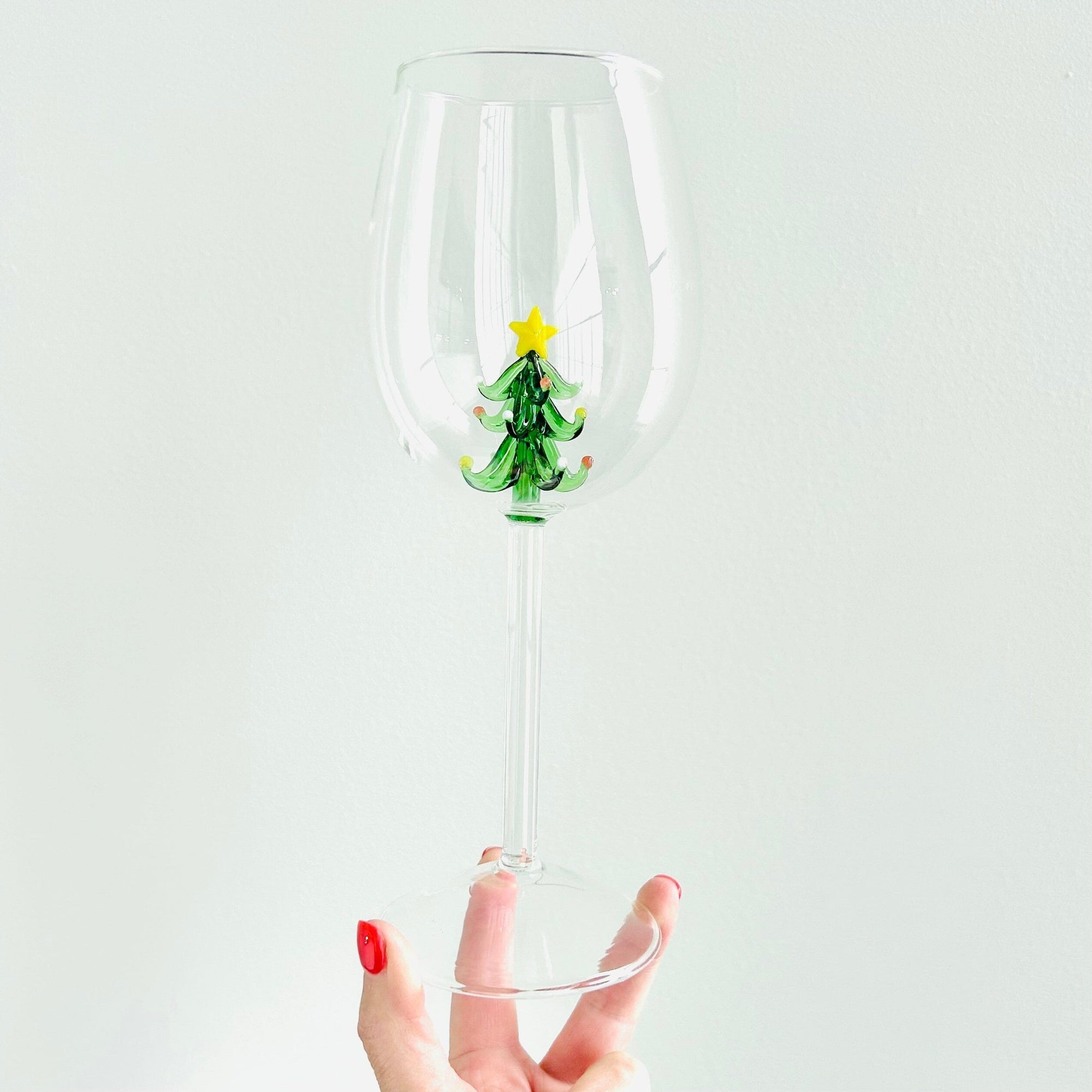 Holiday Icon Wine Glass, Nutcracker Creative Co-Op 