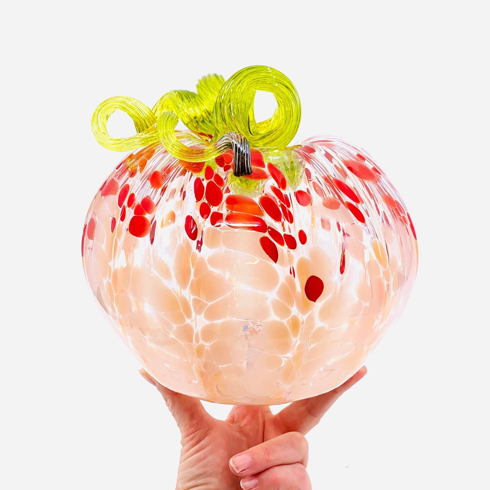 Daily Pumpkin 3809 Large Gabby Luke Adams Glass Blowing Studio 