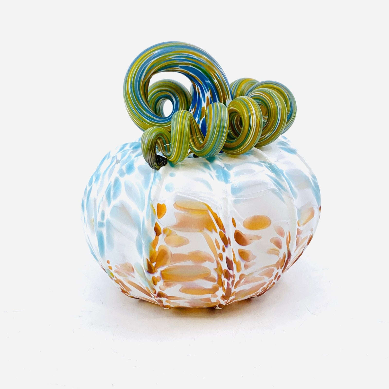 Daily Pumpkin 599 Coastal Matte Squat Gabby Luke Adams Glass Blowing Studio 