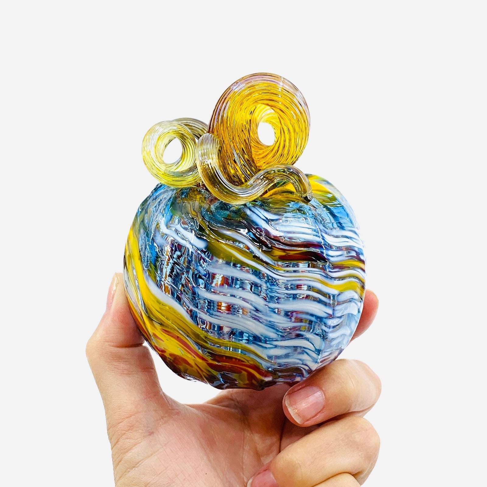 Daily Pumpkin 2855 Mini Gabby Luke Adams Glass Blowing Studio 