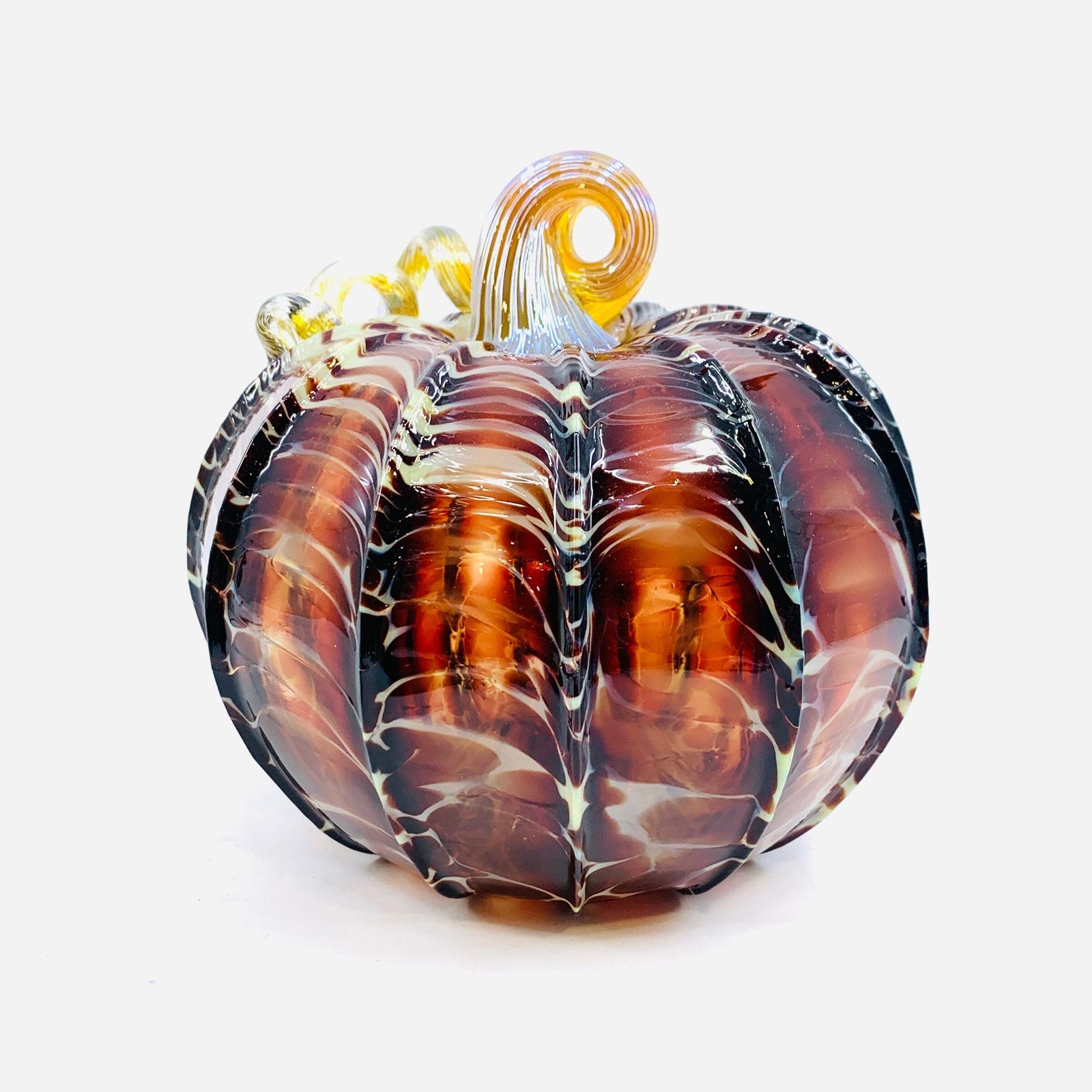 Daily Pumpkin 3877 Medium Gabby Luke Adams Glass Blowing Studio 