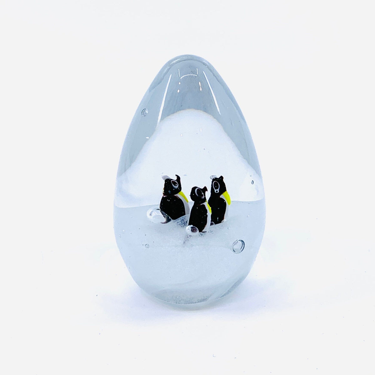 Glow in The Dark Penguin Trio Paperweight Paperweight Dynasty 