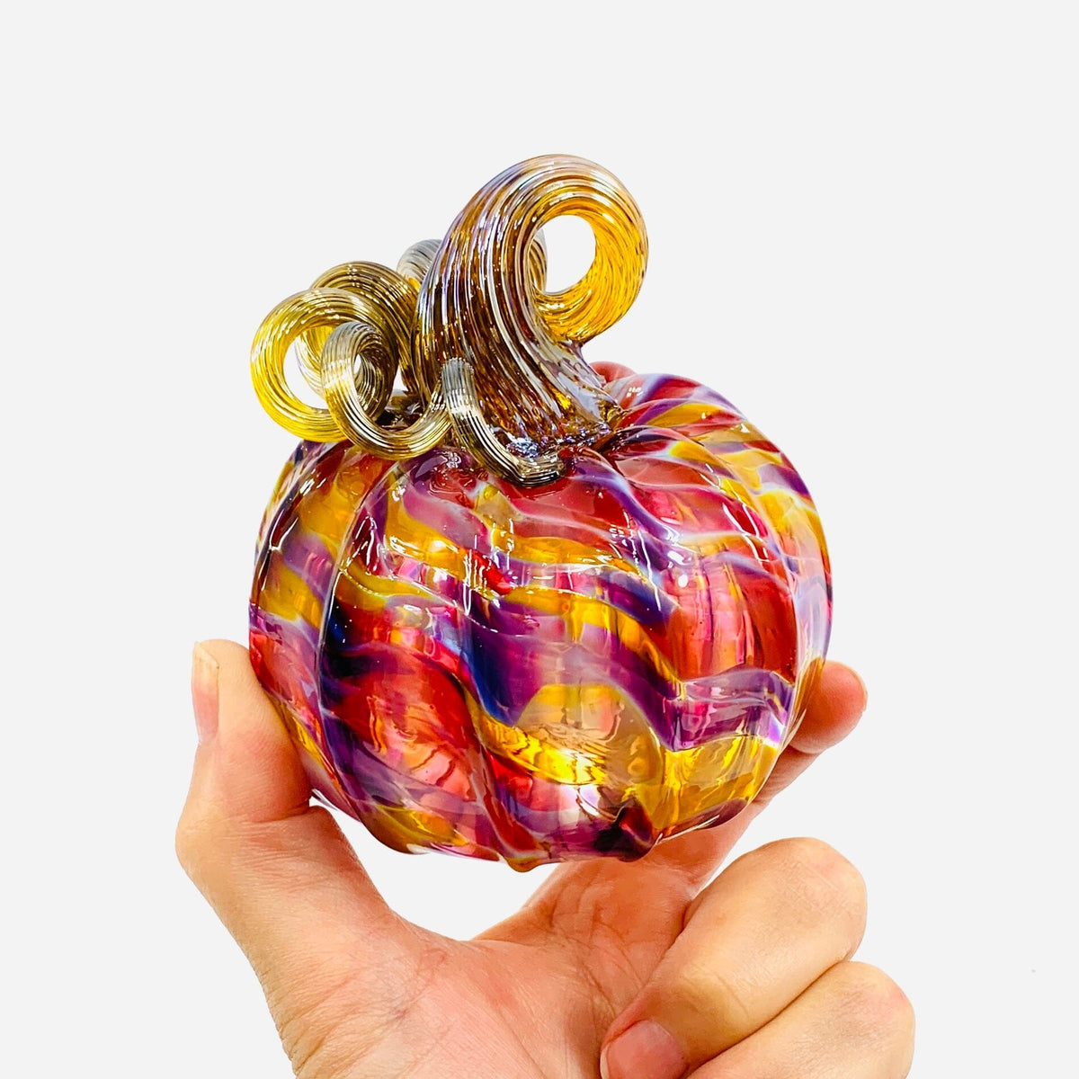Daily Pumpkin 2868 Mini Gabby Luke Adams Glass Blowing Studio 