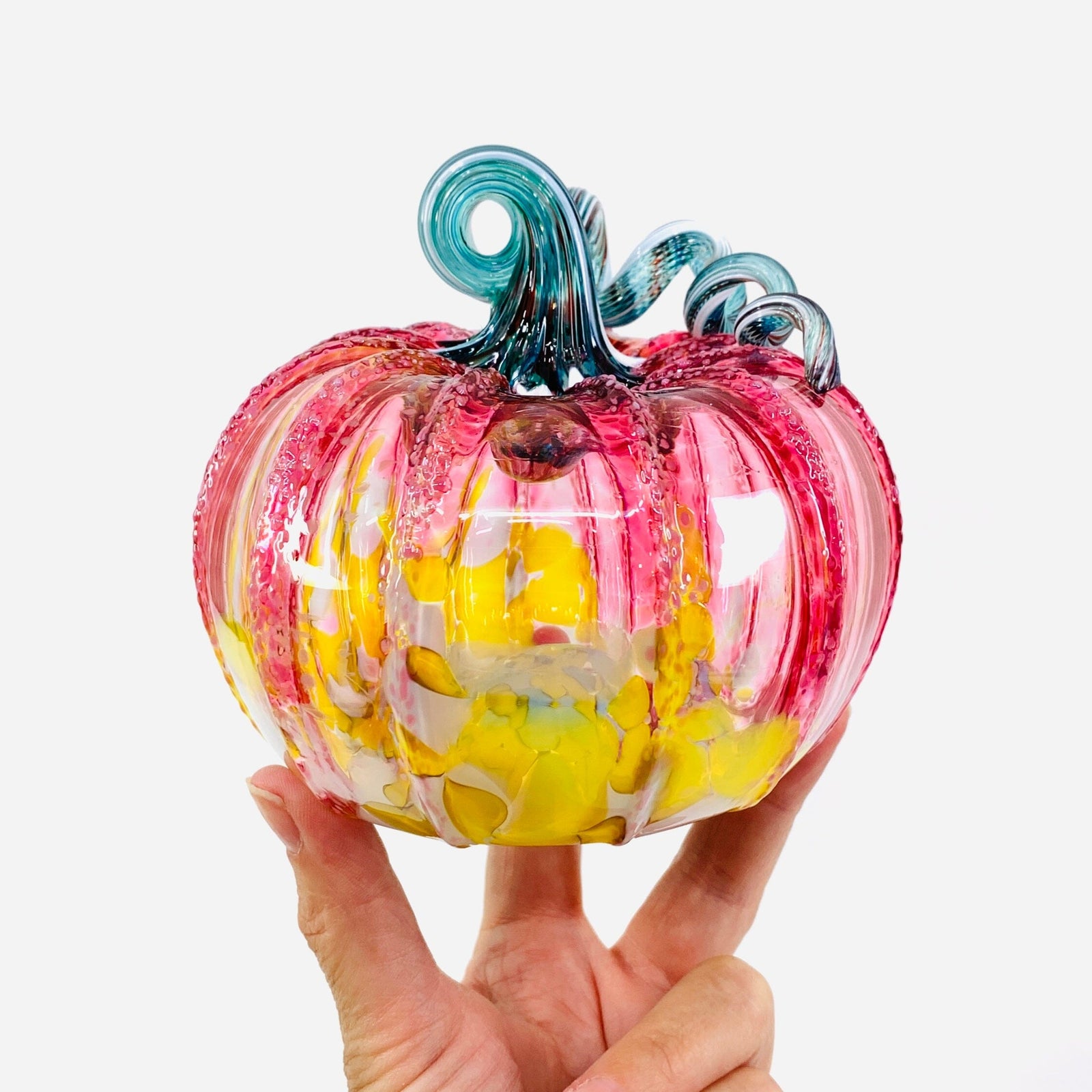 Daily Pumpkin 2582 Squat Gabby Luke Adams Glass Blowing Studio 