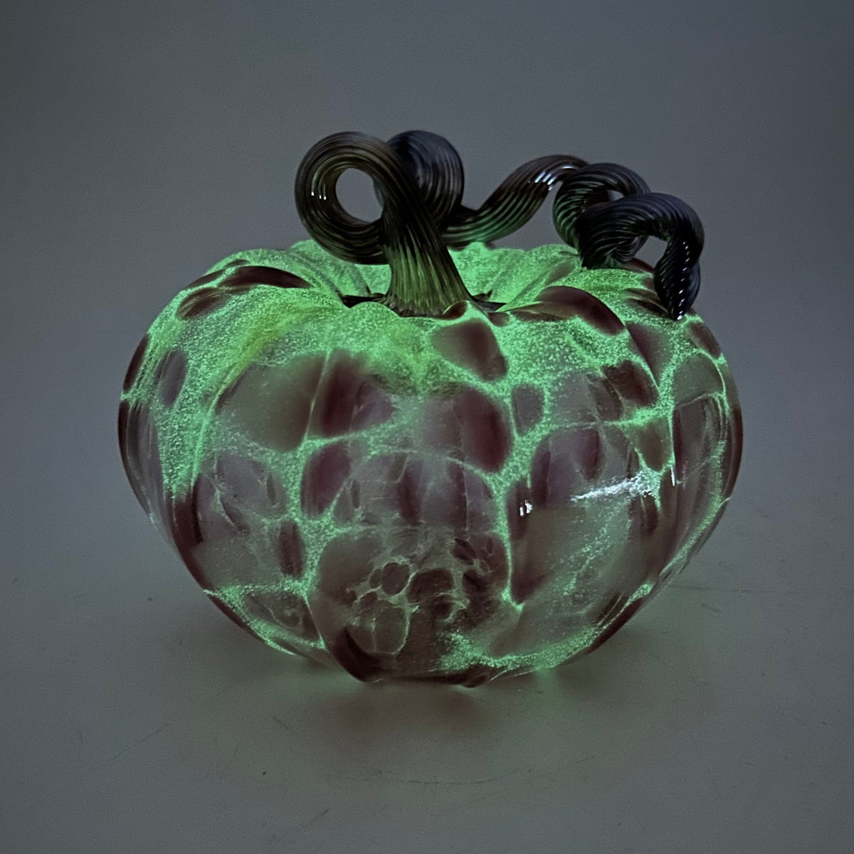 Daily Glow Pumpkin 1231 Squat Daily Pumpkin Luke Adams Glass Blowing Studio 