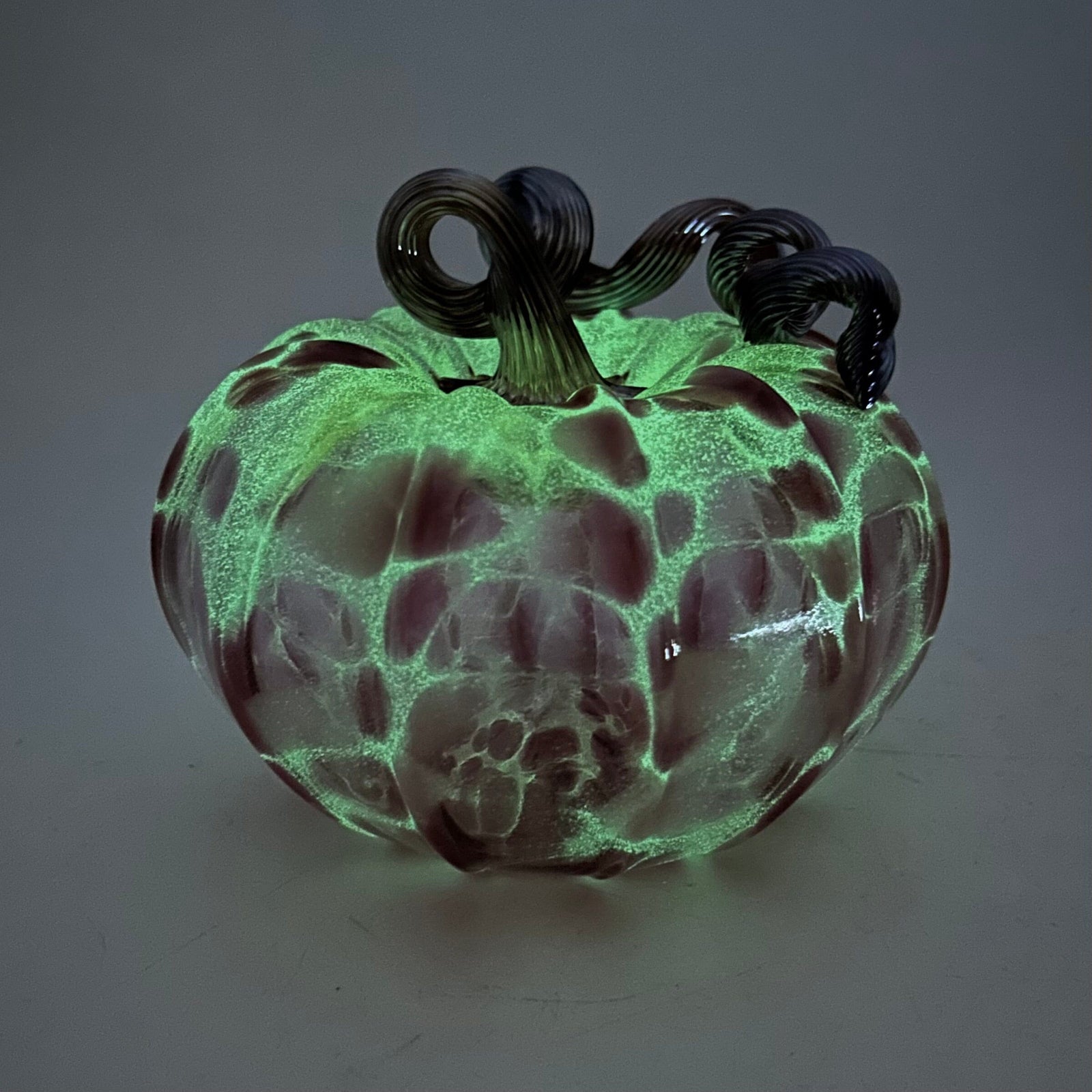 Daily Glow Pumpkin 1231 Squat Daily Pumpkin Luke Adams Glass Blowing Studio 