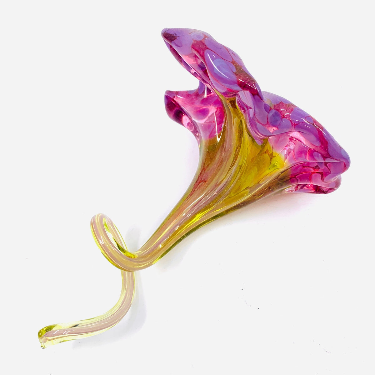 Pulled Glass Flower 20 Decor Luke Adams Glass Blowing Studio 