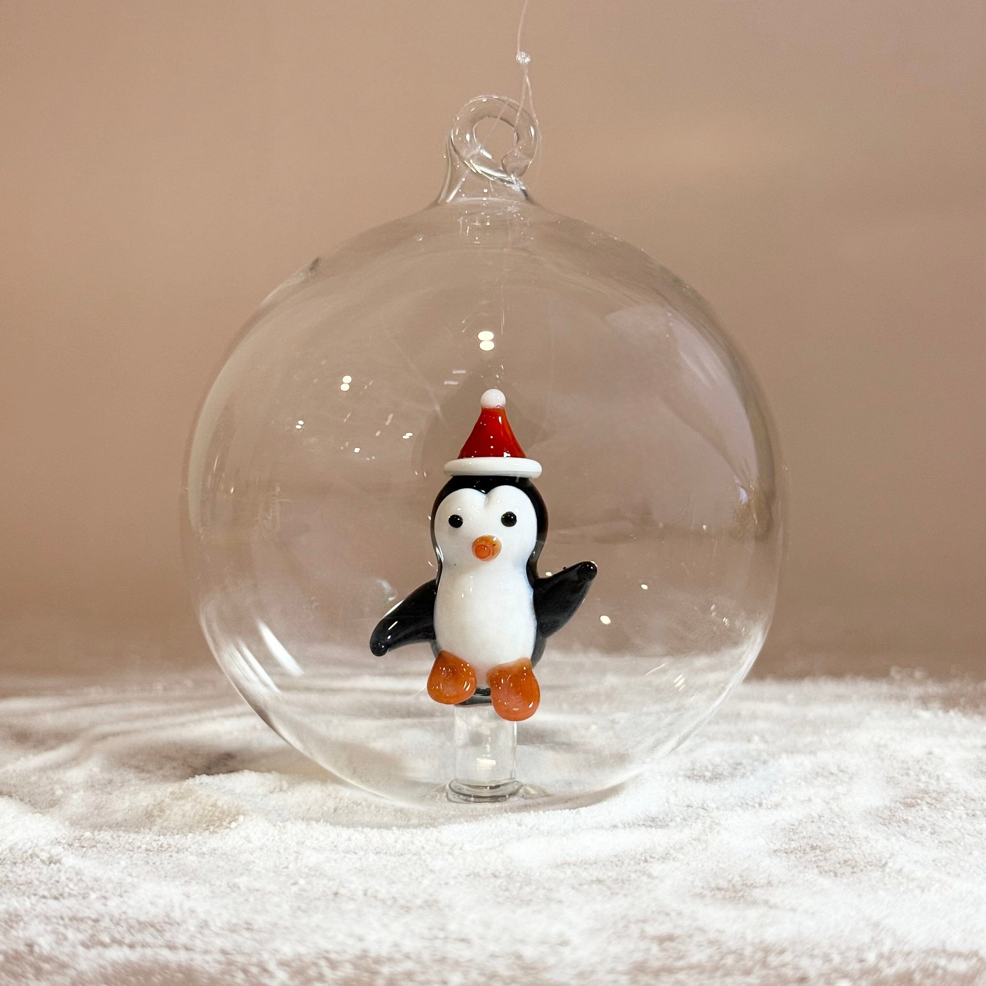 Glass Icon Ornament, Penguin ICHENDORF 