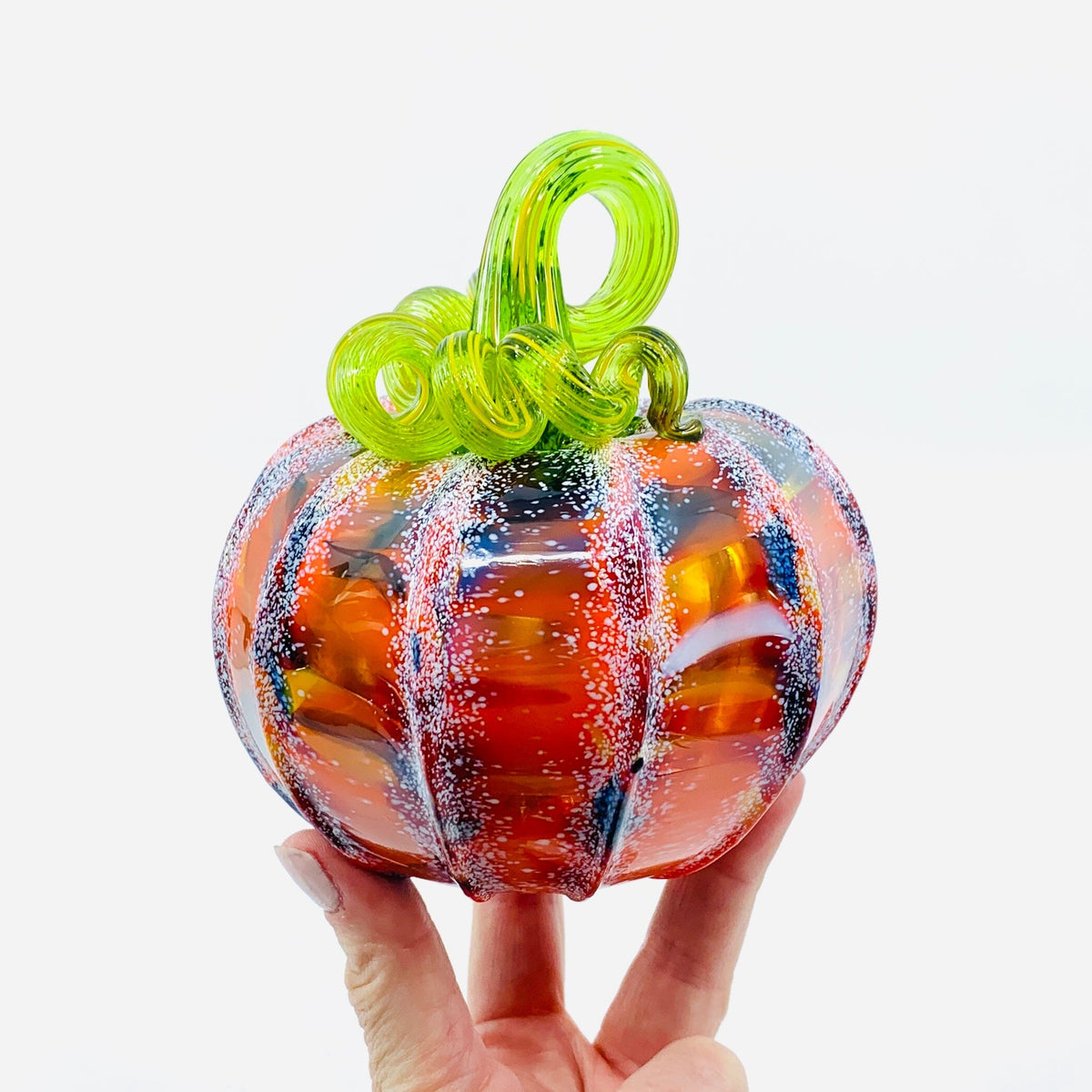 Daily Pumpkin 3755 Squat Gabby Luke Adams Glass Blowing Studio 