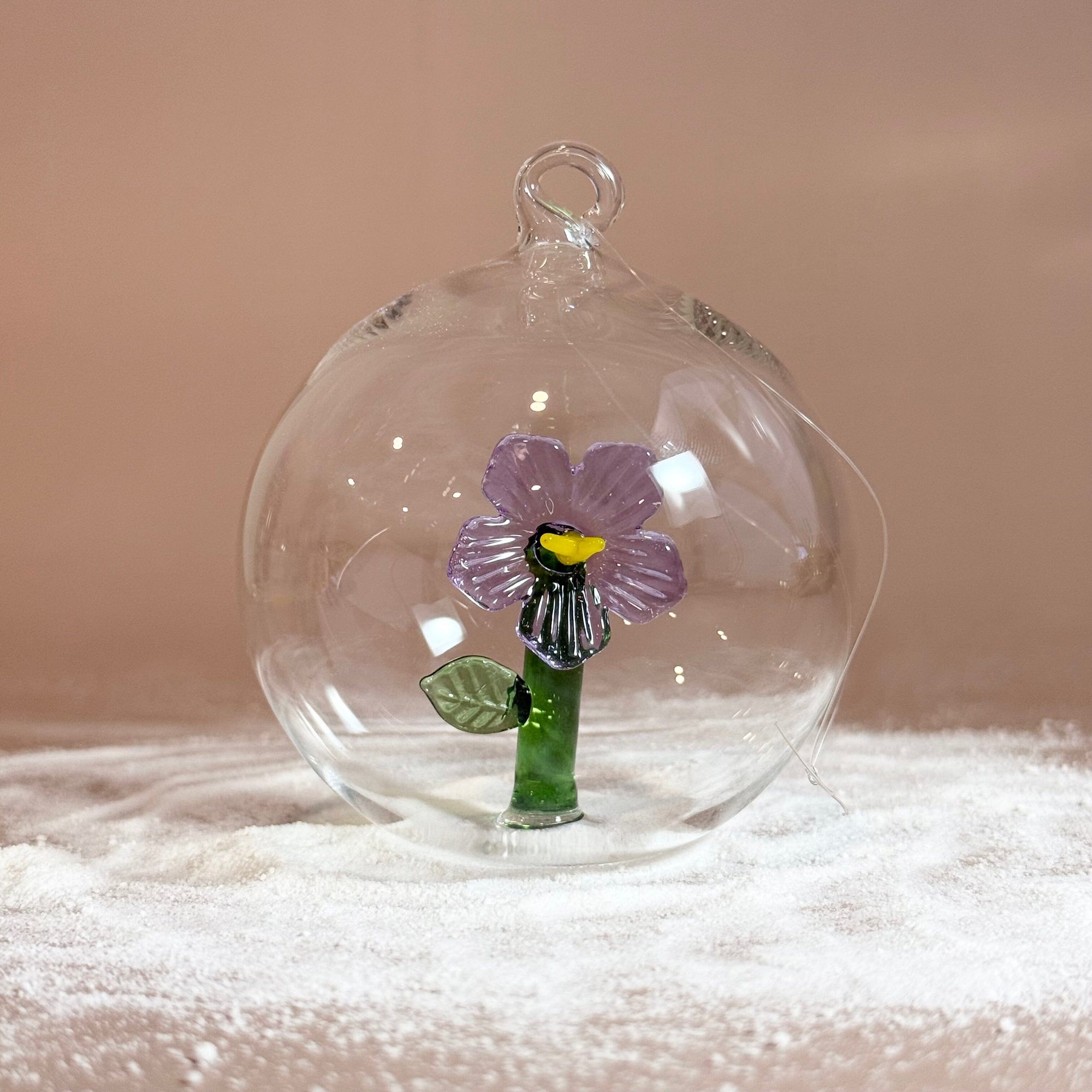 Glass Icon Ornament, Lilac ICHENDORF 