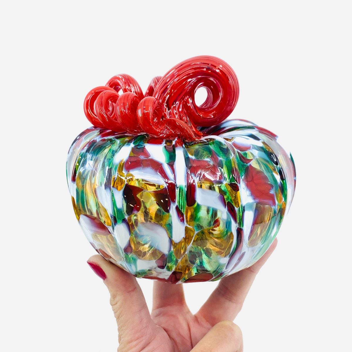 Daily Pumpkin 1905 Holiday Squat Gabby Luke Adams Glass Blowing Studio 