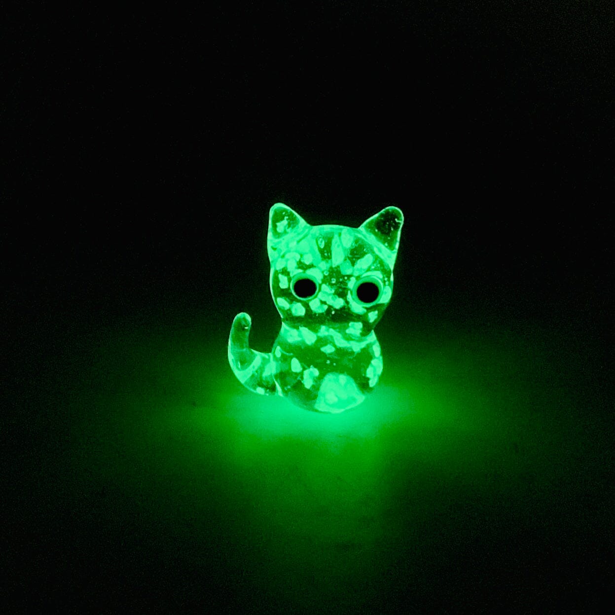 Glow in the Dark Cat Charm - PT204 GANZ 
