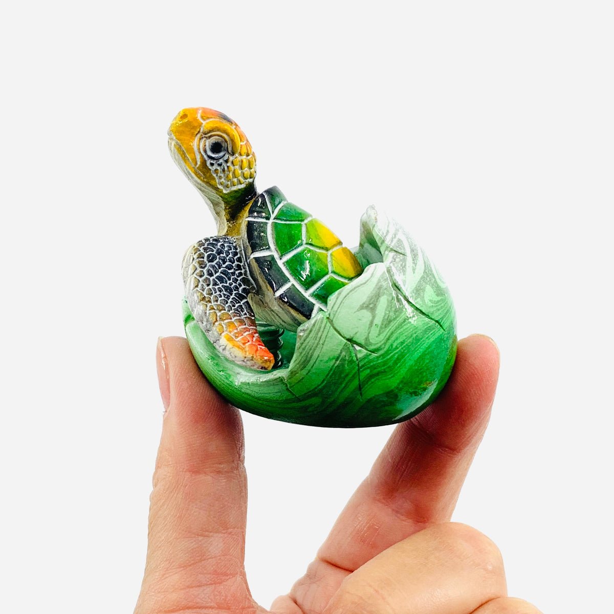 Blue Hatchling Bobble-Head Décor