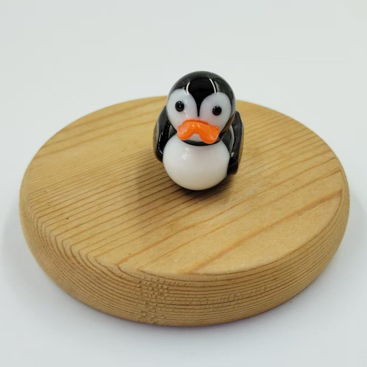 Penguin - Mini Glass Rubber Duck Miniature Alex 