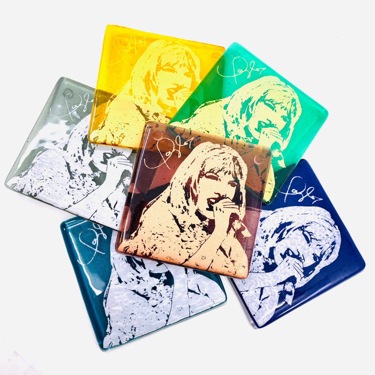 Taylor Made Swift Glass Coasters KiKu 