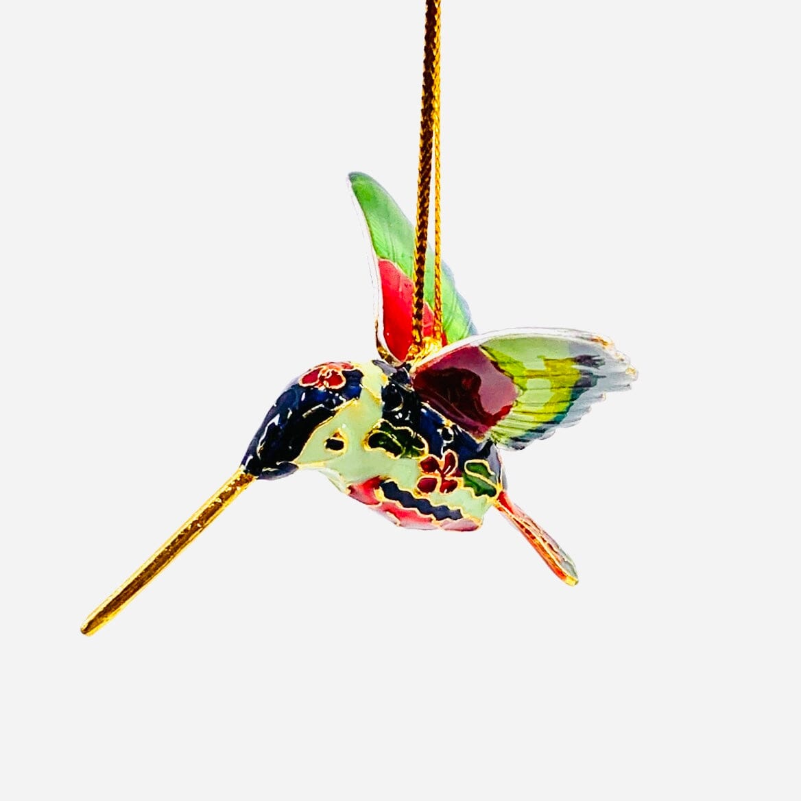 Enamel Hummingbird Ornament, 40 Ornament Kubla Craft 
