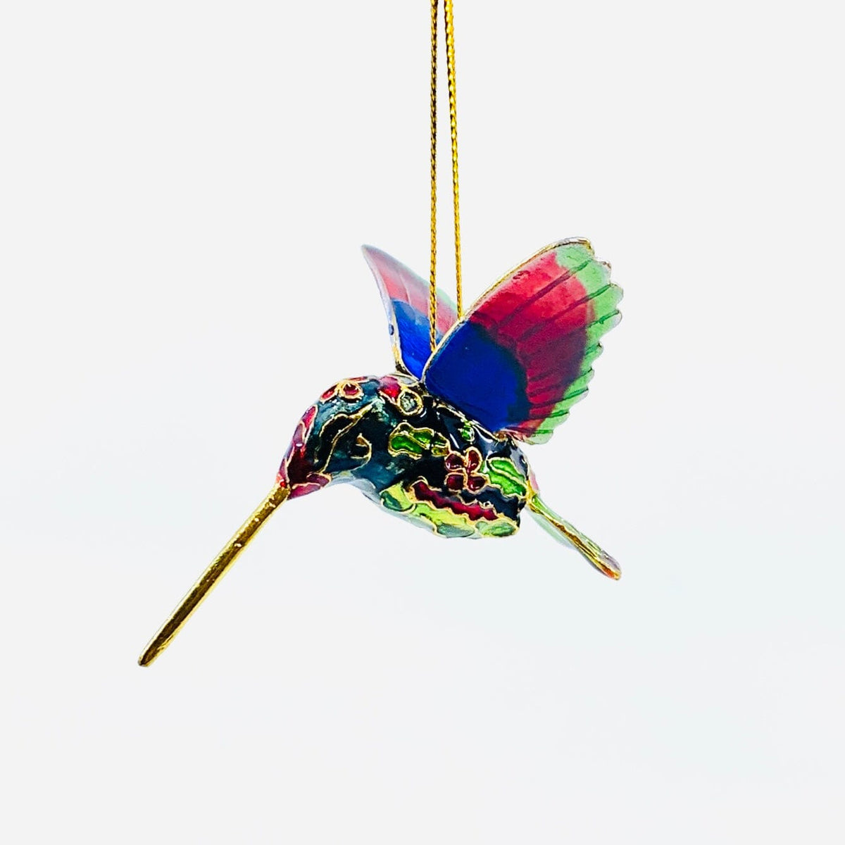 Enamel Hummingbird Ornament, 39 Ornament Kubla Craft 