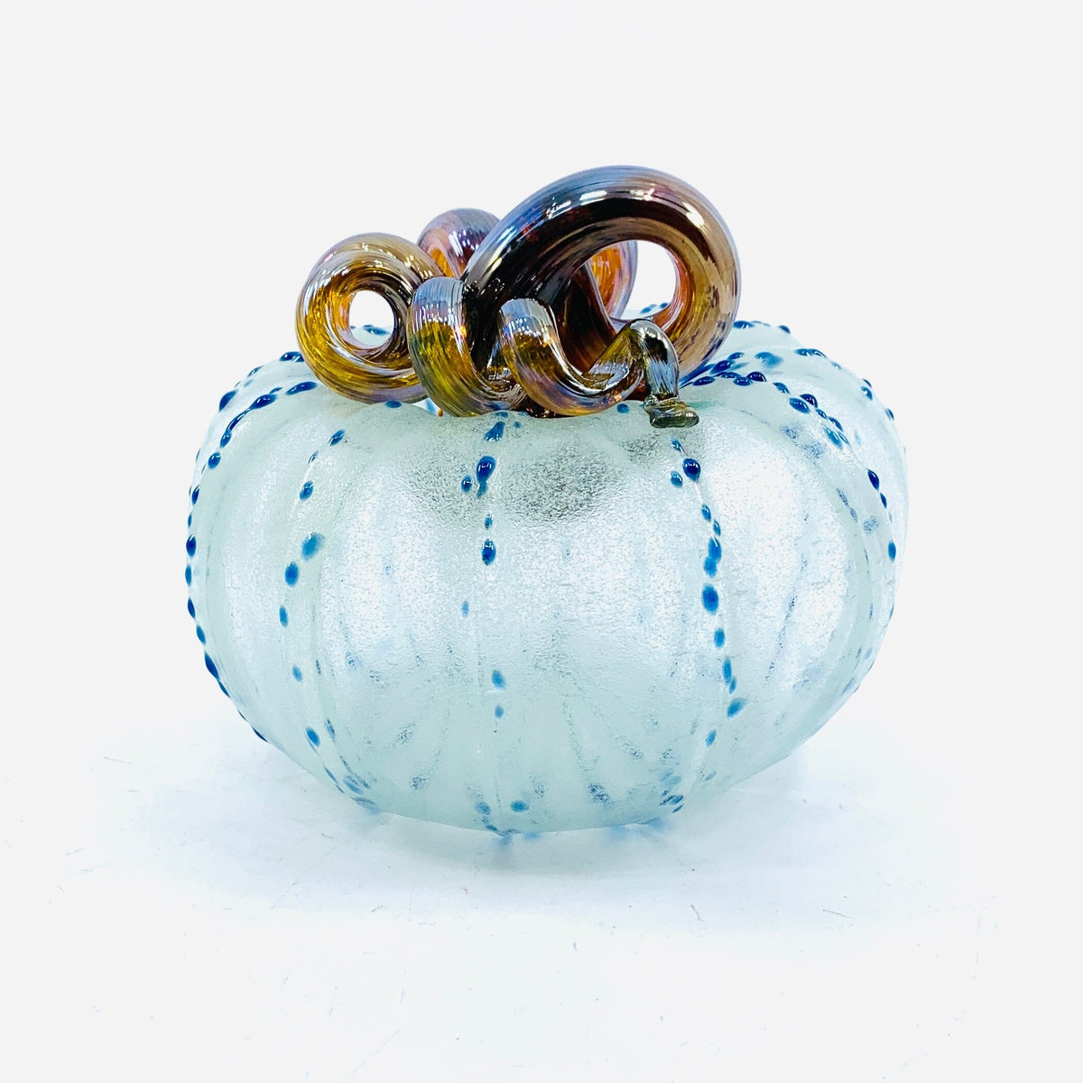 Daily Glow Pumpkin 3674 Squat Gabby Luke Adams Glass Blowing Studio 