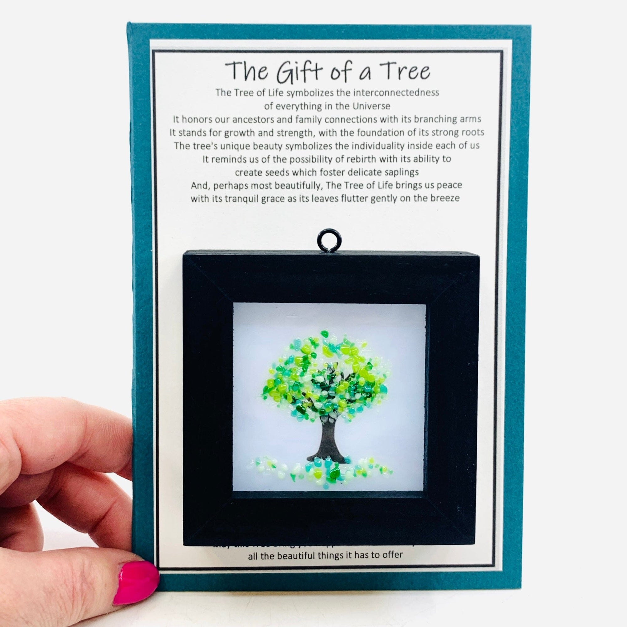 Fused Glass Tree of Life Shadow Box 163 Decor Glimmer Glass Gifts 