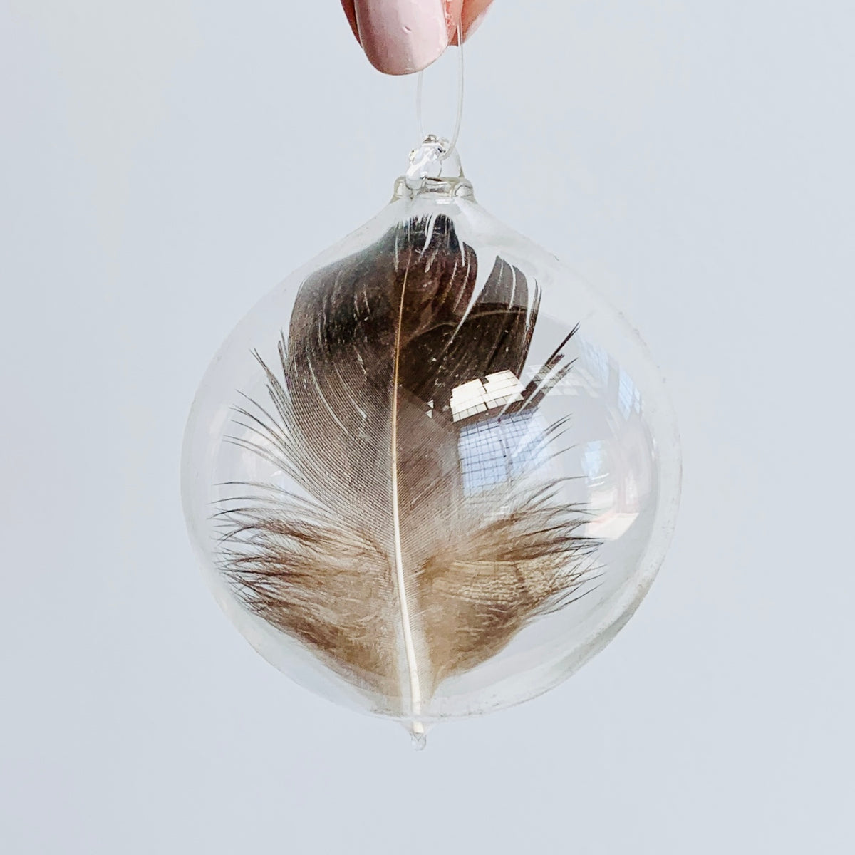 Daily Pumpkin 1182 Feather Ornament
