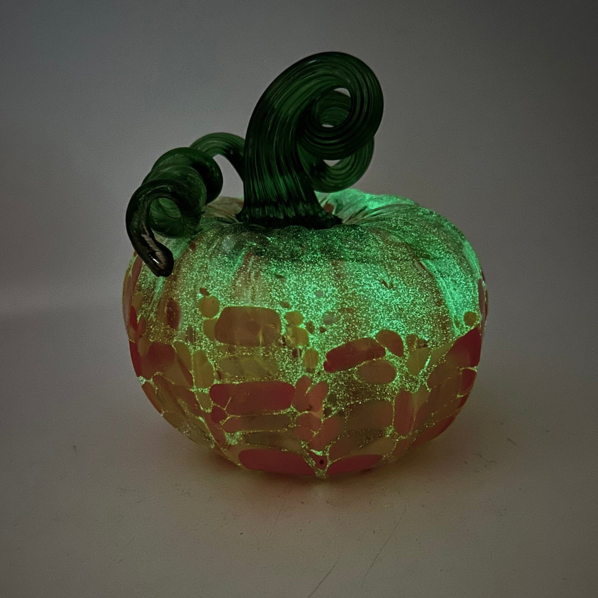 Daily Glow Pumpkin 233 Fall Squat Daily Pumpkin Luke Adams Glass Blowing Studio 