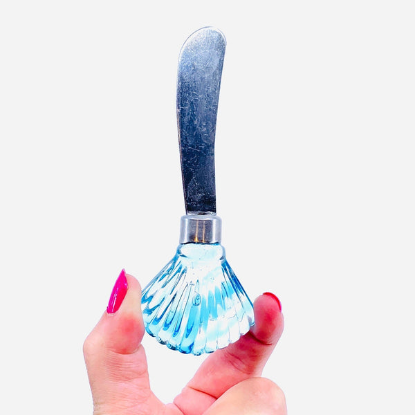 Sea Life Spreader, Shell - Luke Adams Glass Blowing Studio