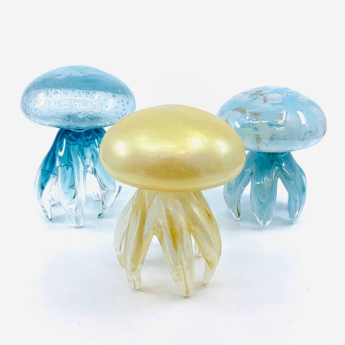 Jellyfish Statue, Gold Decor Chesapeake Bay 