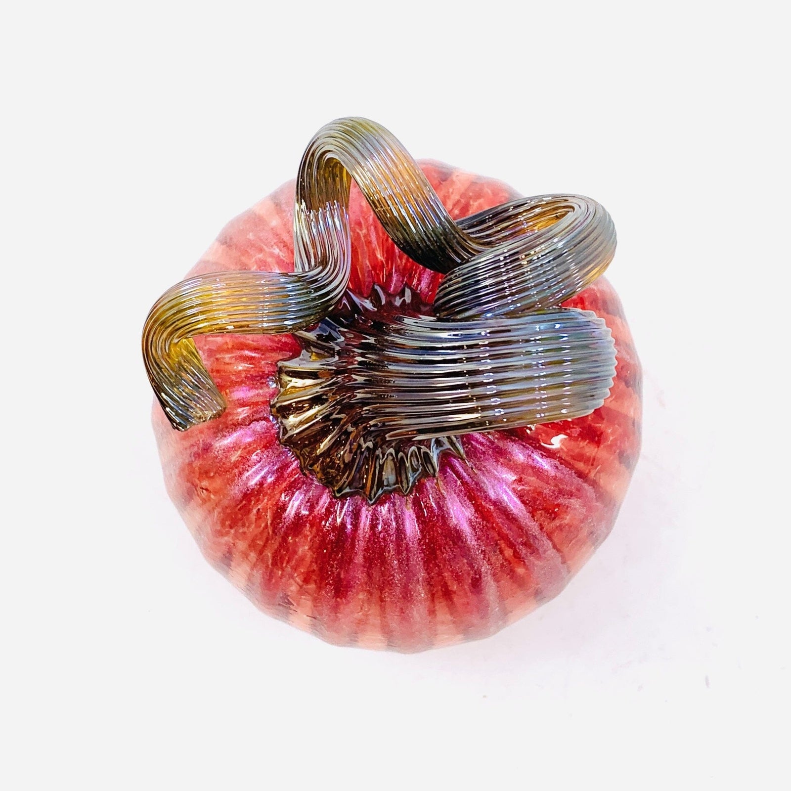 Daily Pumpkin 766 Shimmer Mini Daily Pumpkin Luke Adams Glass Blowing Studio 