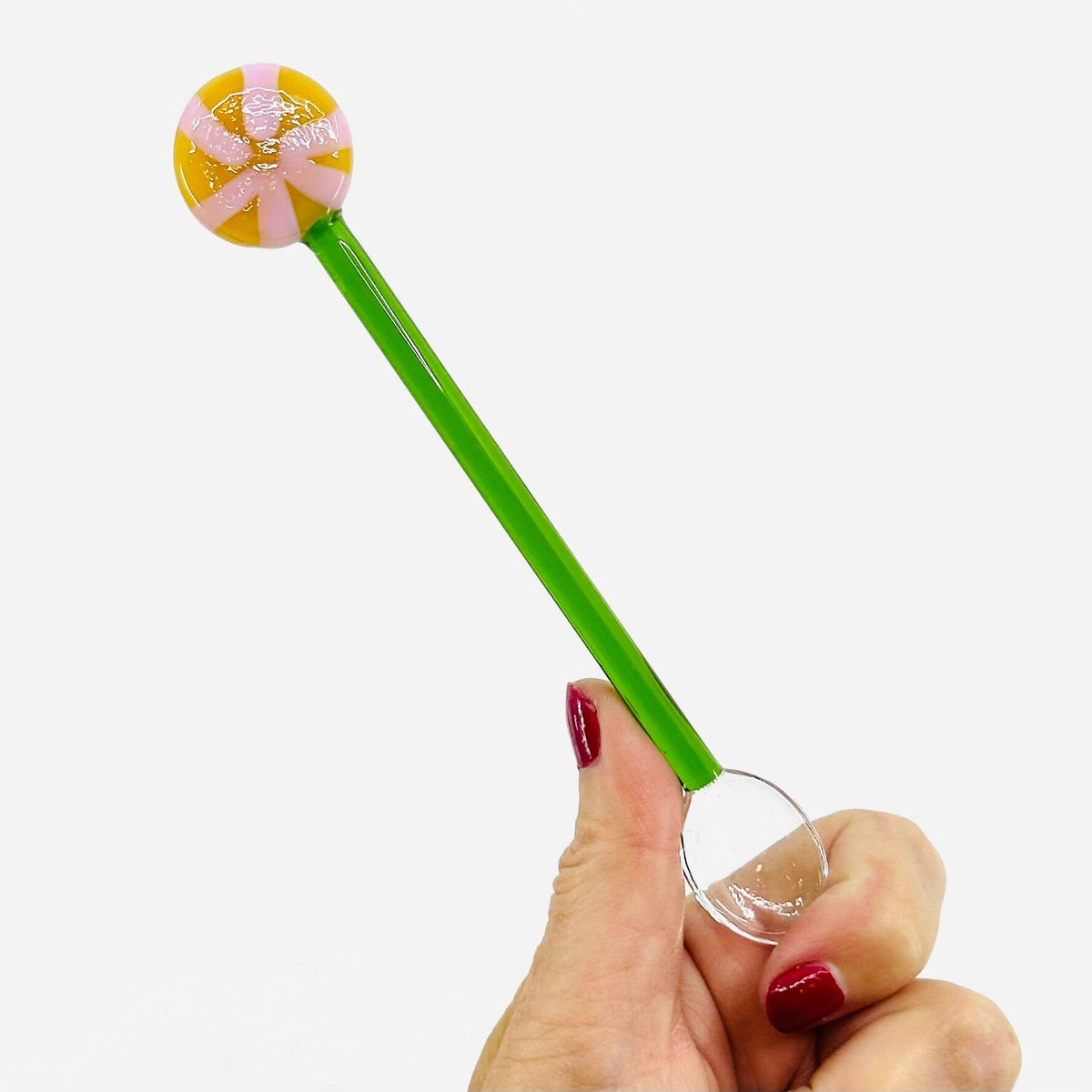 Glass Lollipop Tea Spoons ICHENDORF 