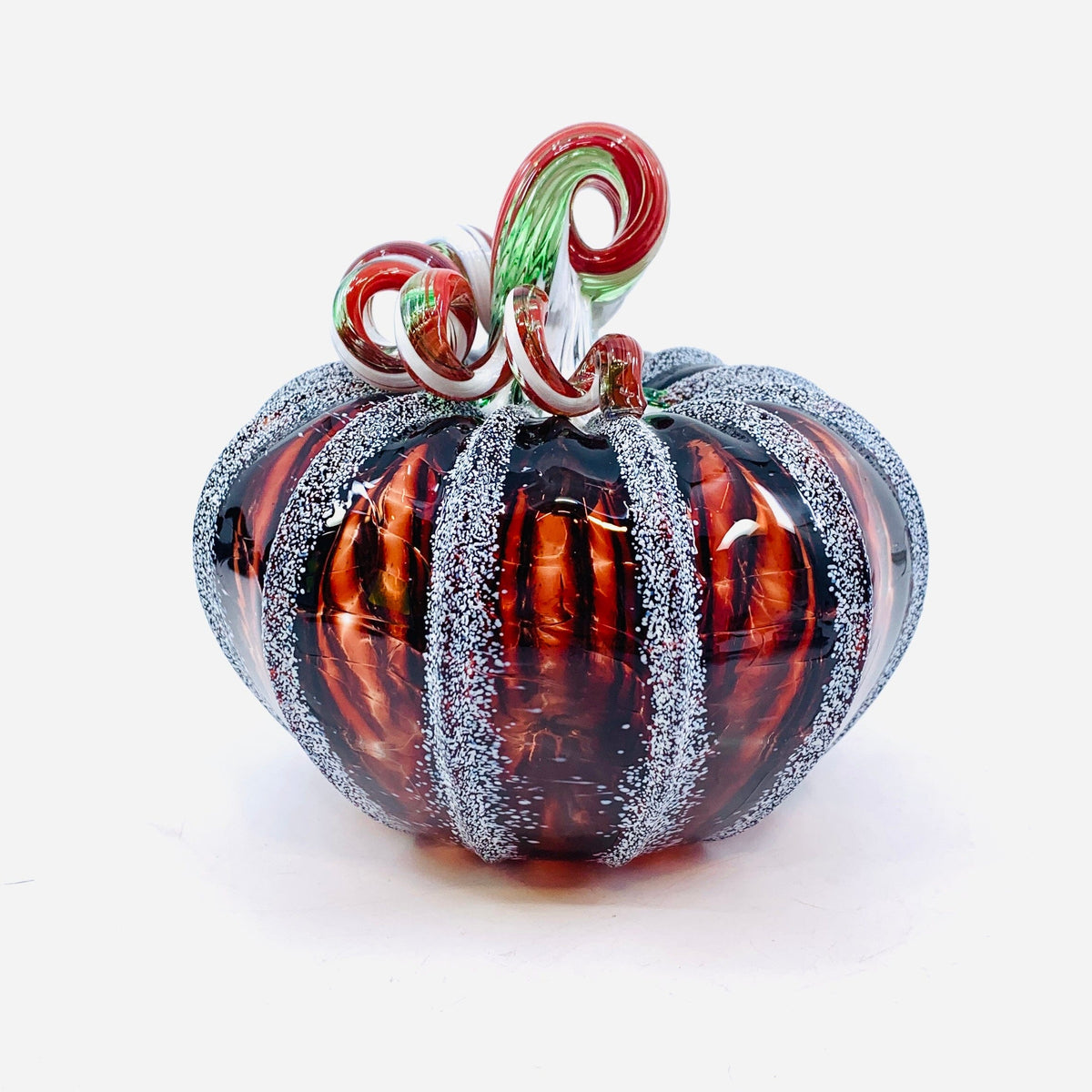 Daily Pumpkin 1940 Snowfall Squat Gabby Luke Adams Glass Blowing Studio 