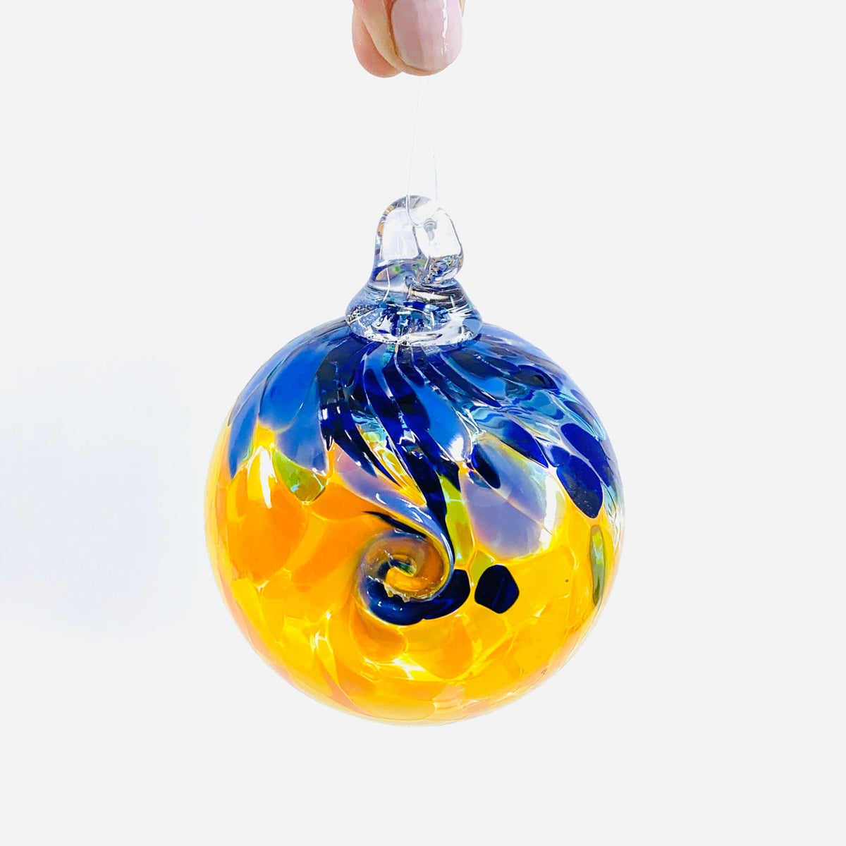 Mini Ornament, Starry Night Ornament Luke Adams Glass Blowing Studio 